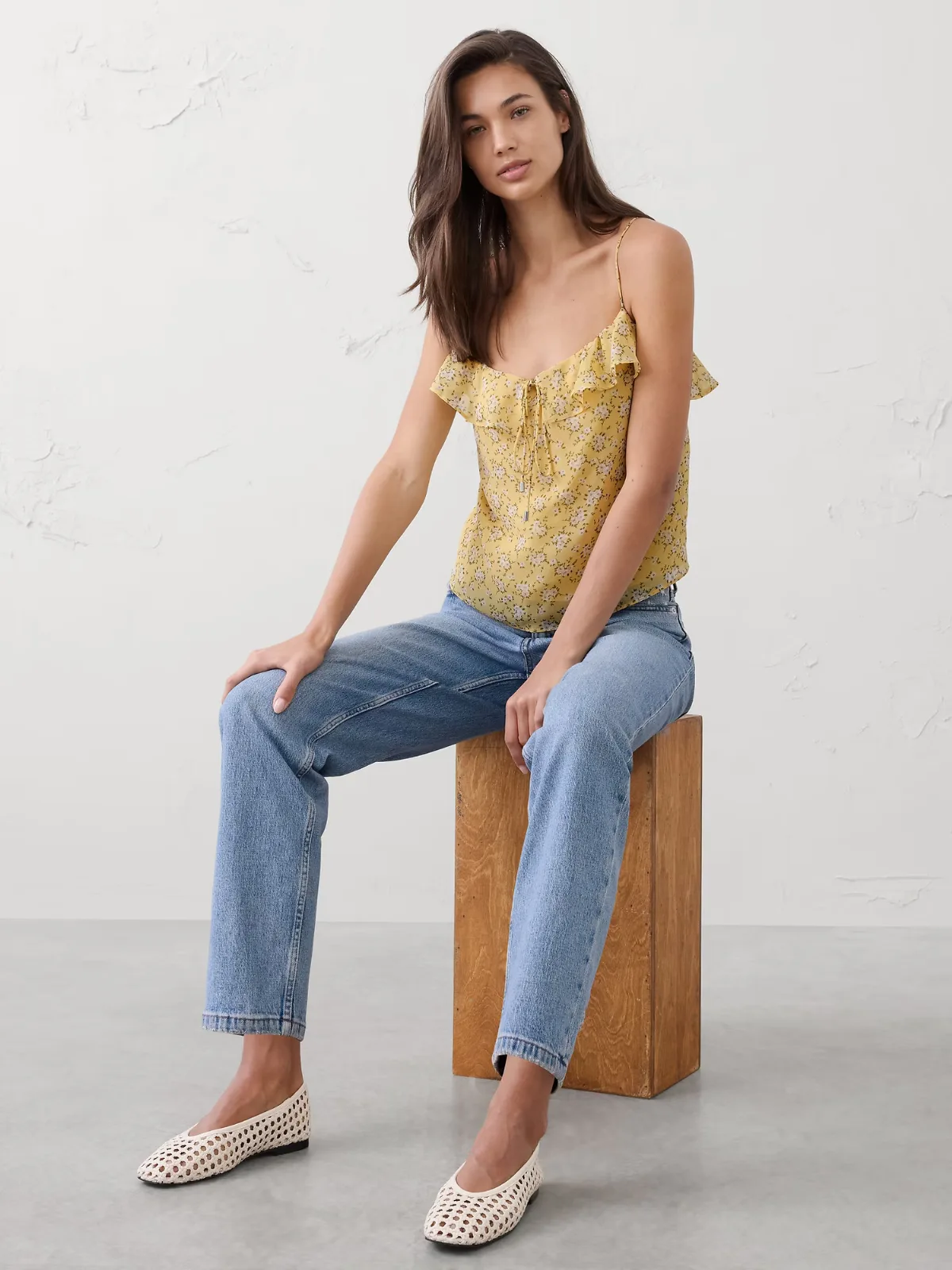 Ruffled Cami by Banana Republic