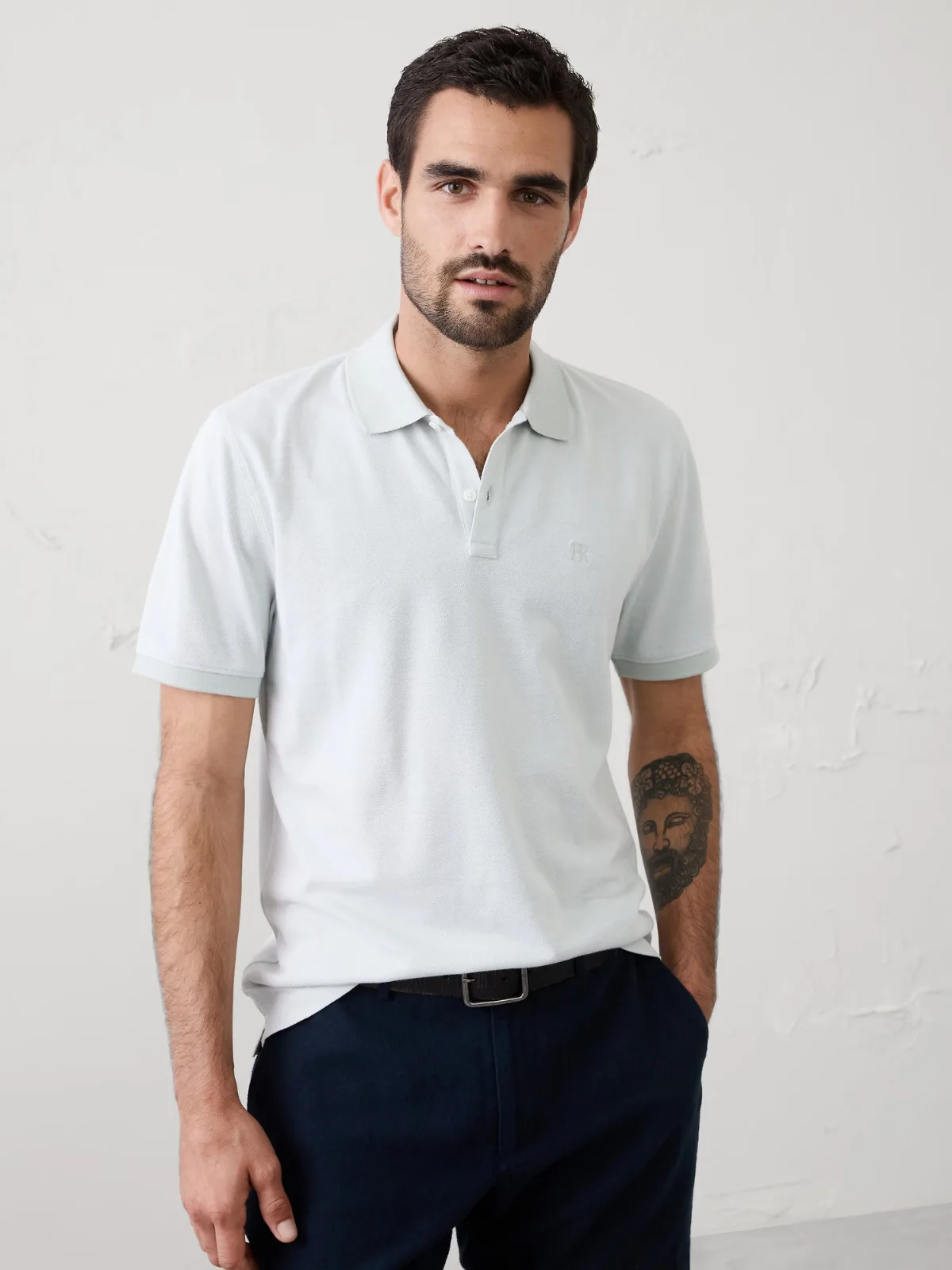 Standard-Fit Pique Polo by Banana Republic