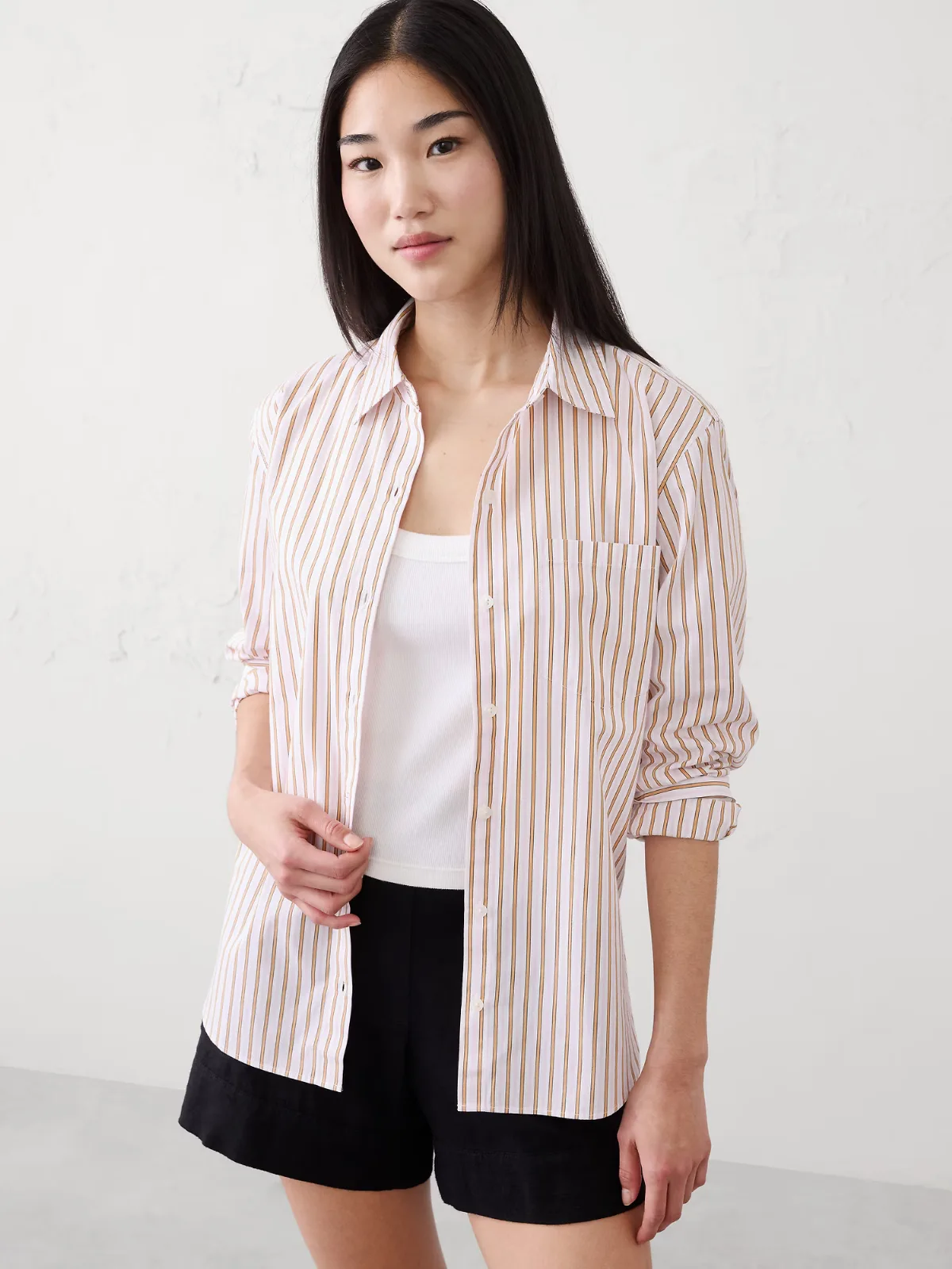 Perfect Poplin Shirt by Banana Republic