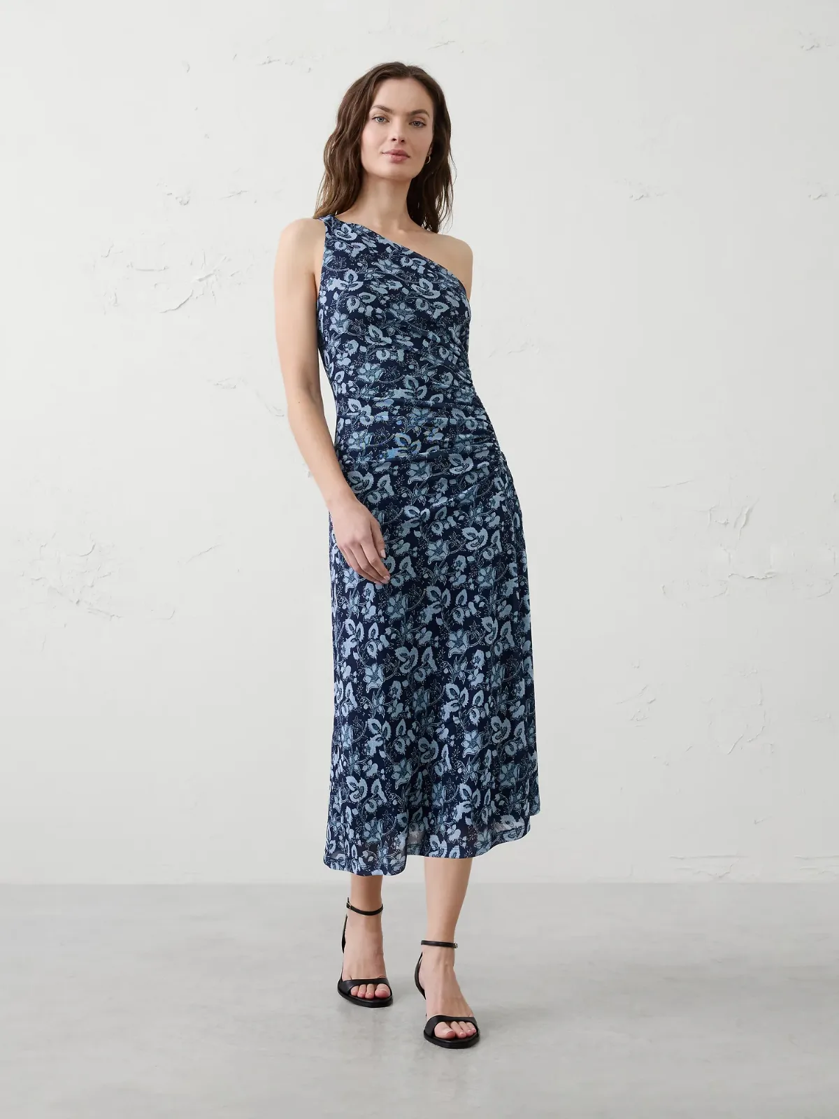 One-Shoulder Midi Dress by Banana Republic