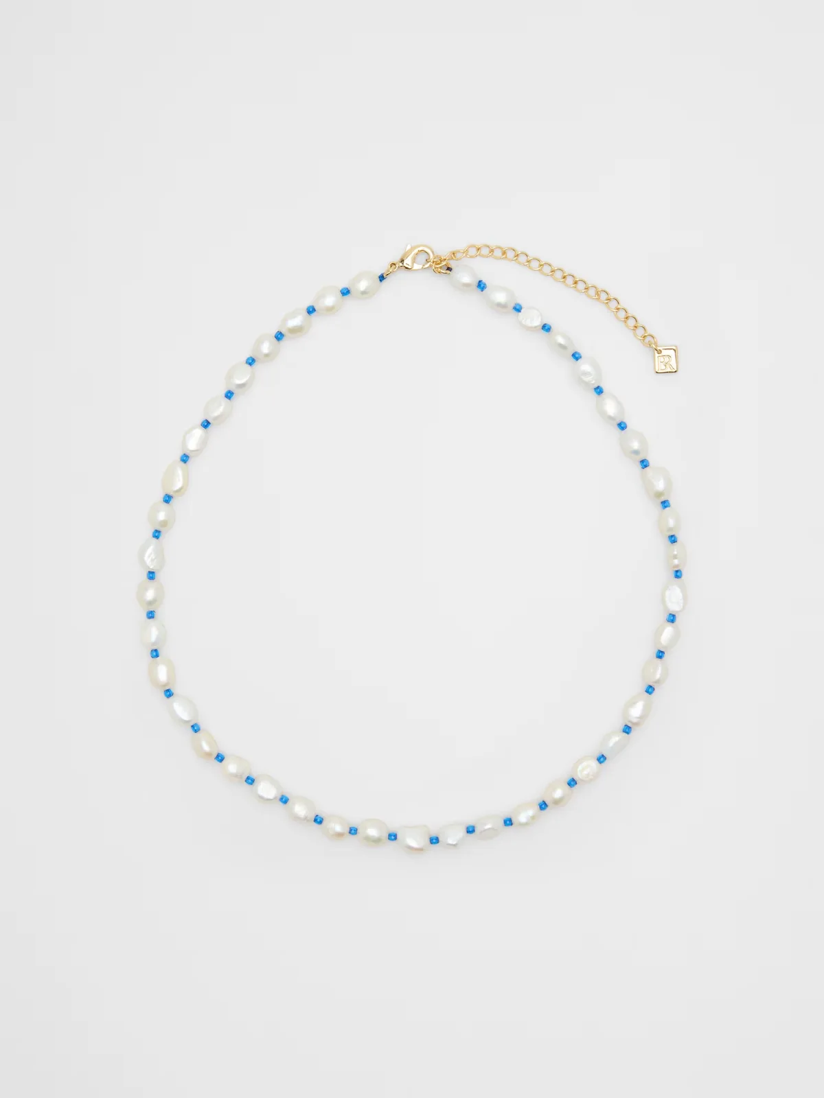 Pearl Colored Station Necklace by Banana Republic