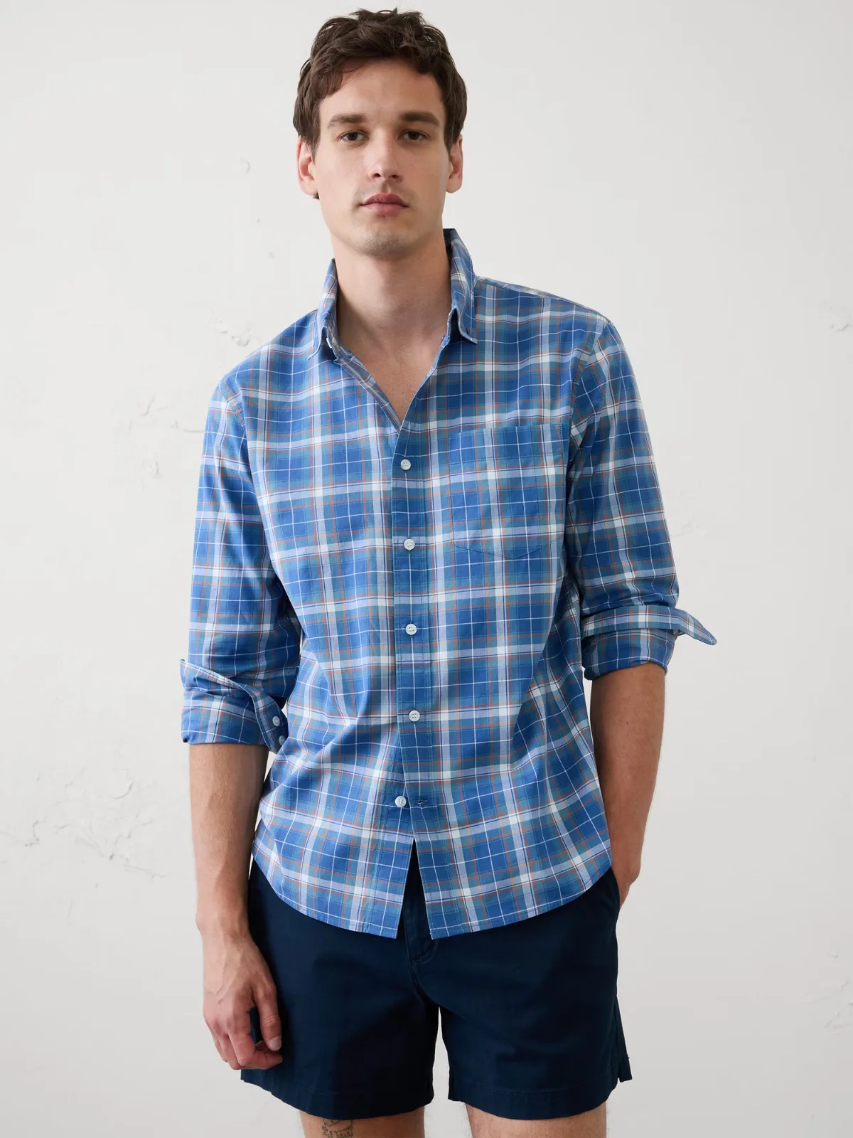 Standard-Fit Softwash Cotton Shirt by Banana Republic