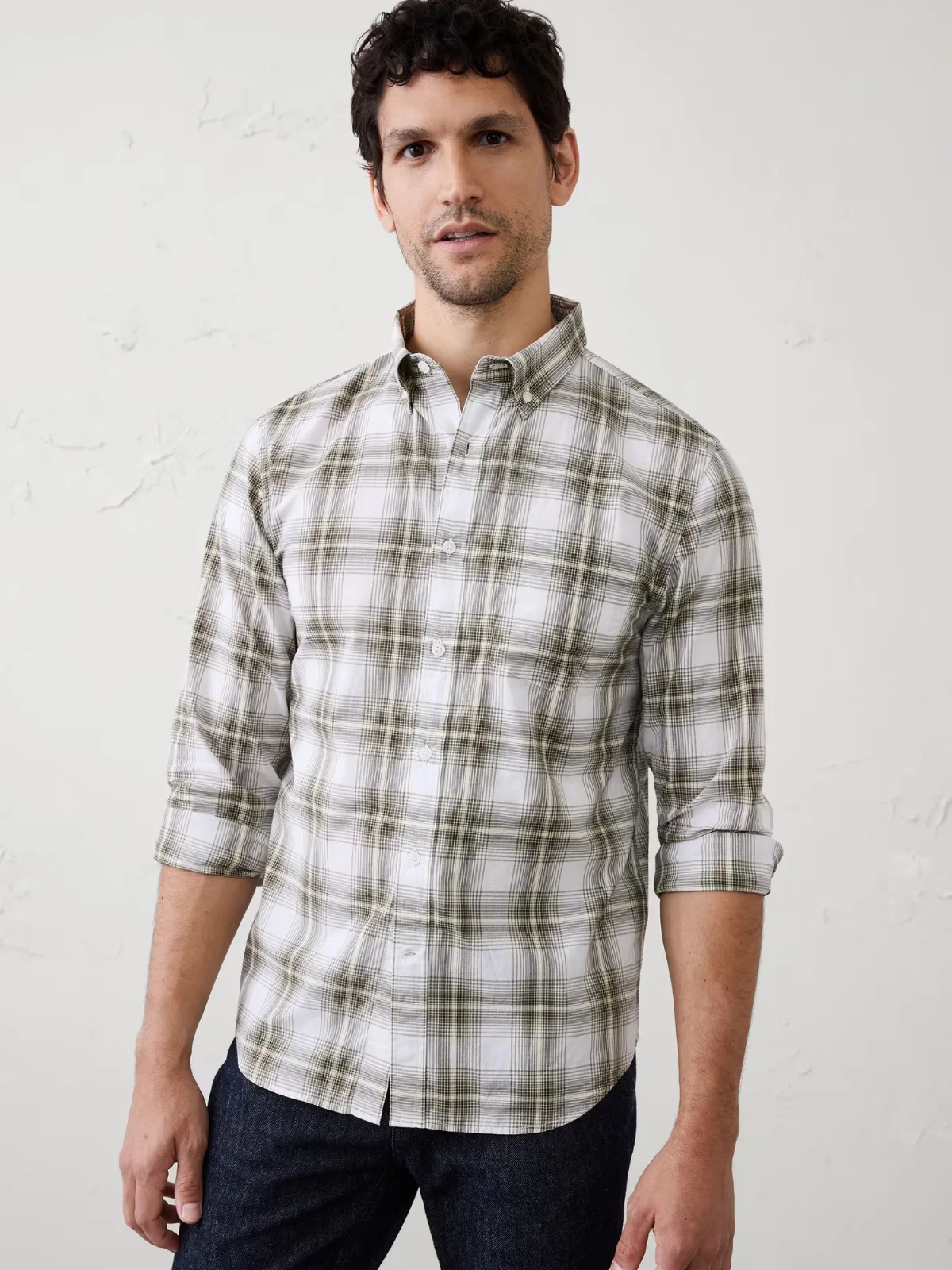 Slim-Fit Softwash Cotton Shirt by Banana Republic