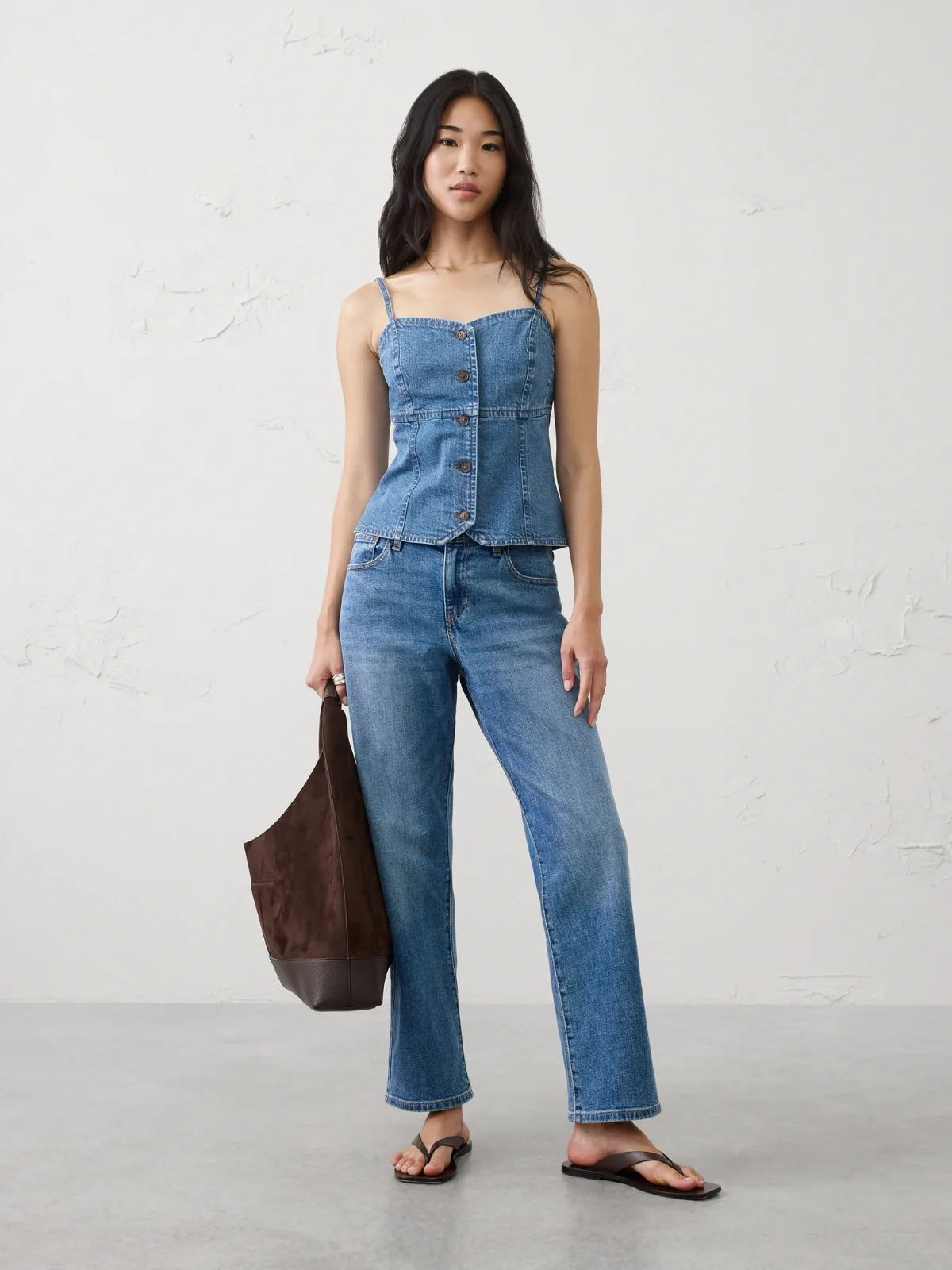 Denim Corset by Banana Republic