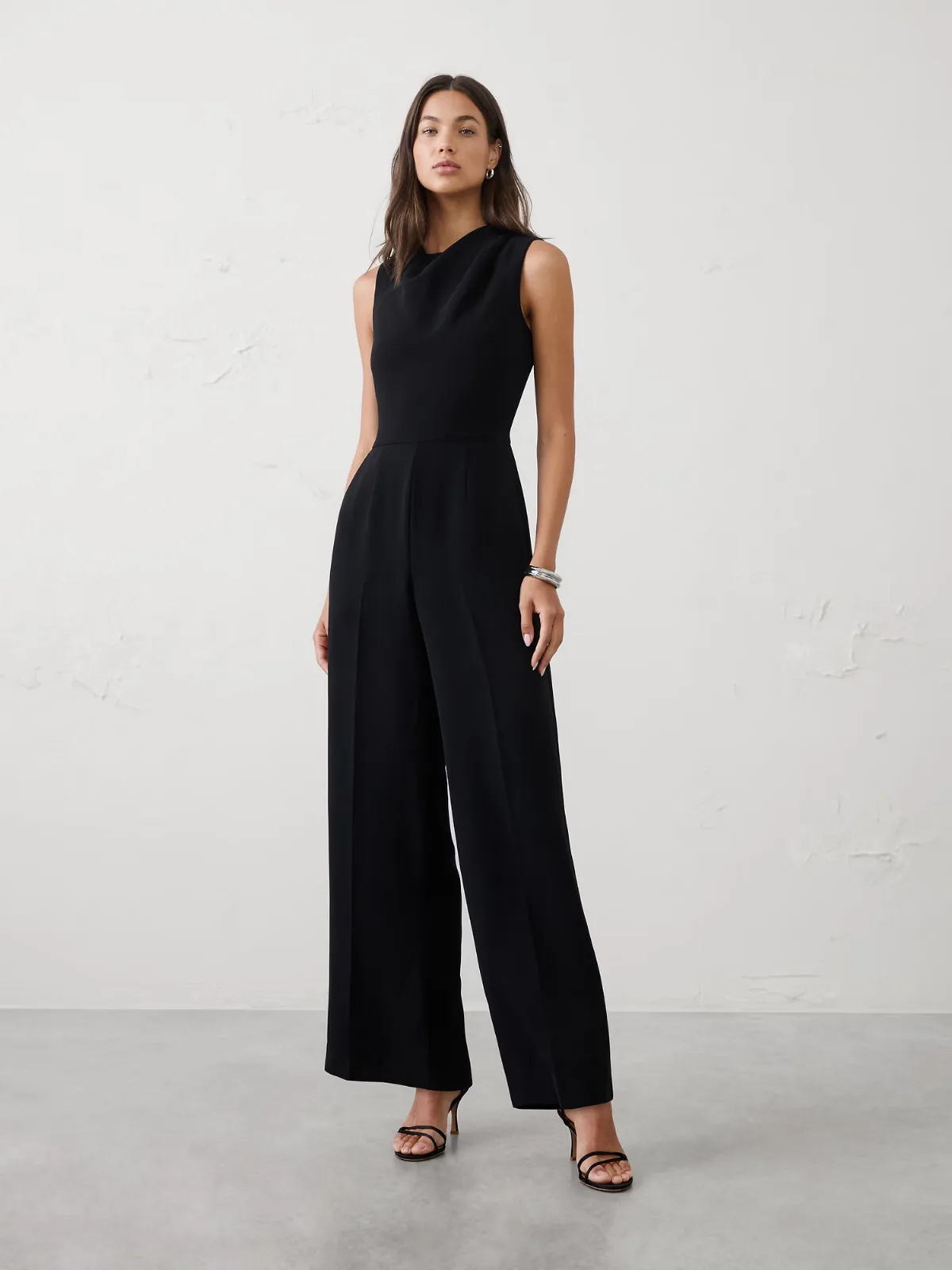 Cowl-Neck Jumpsuit