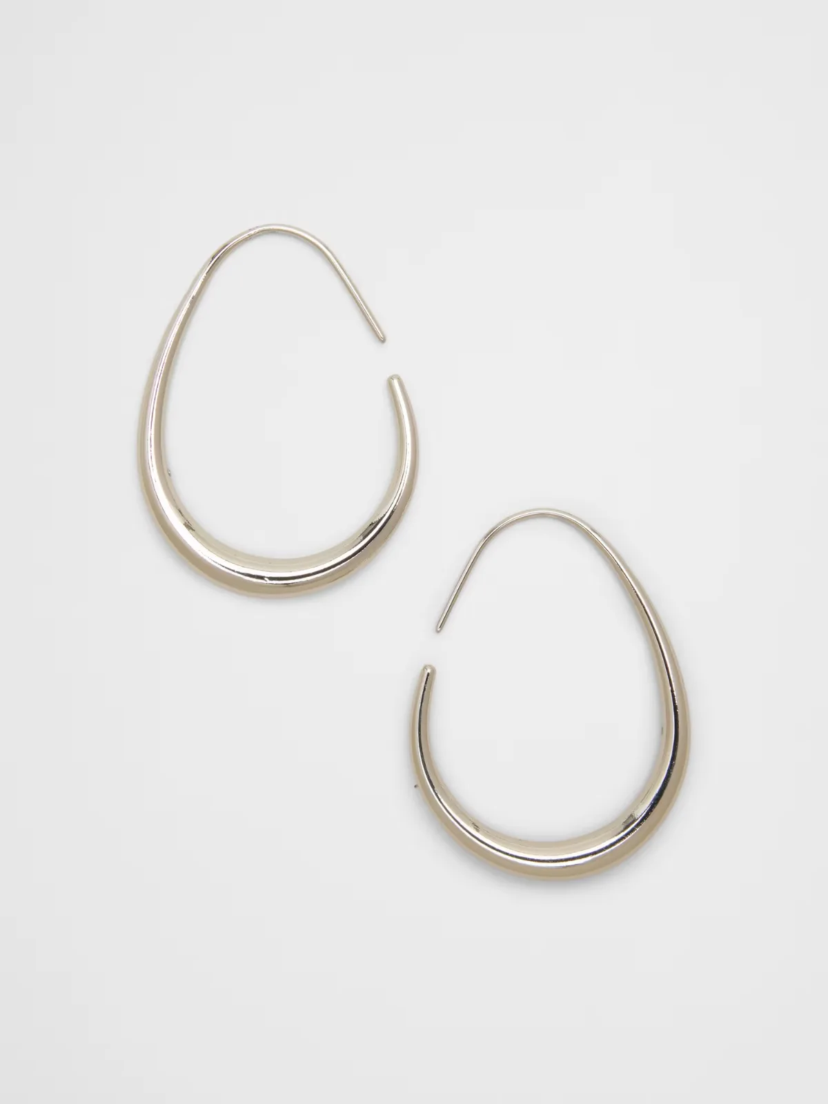 Sculptural Wire Hoop Earrings