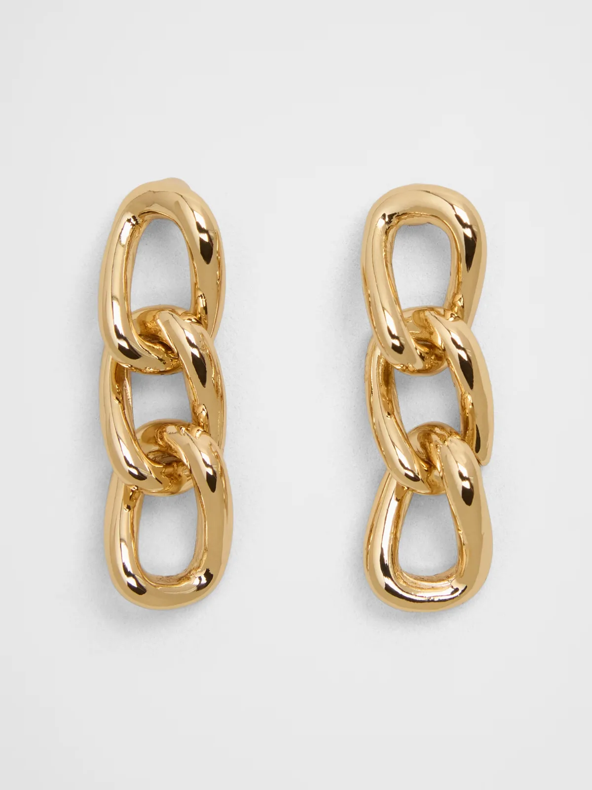 Triple Chain Drop Earrings by Banana Republic