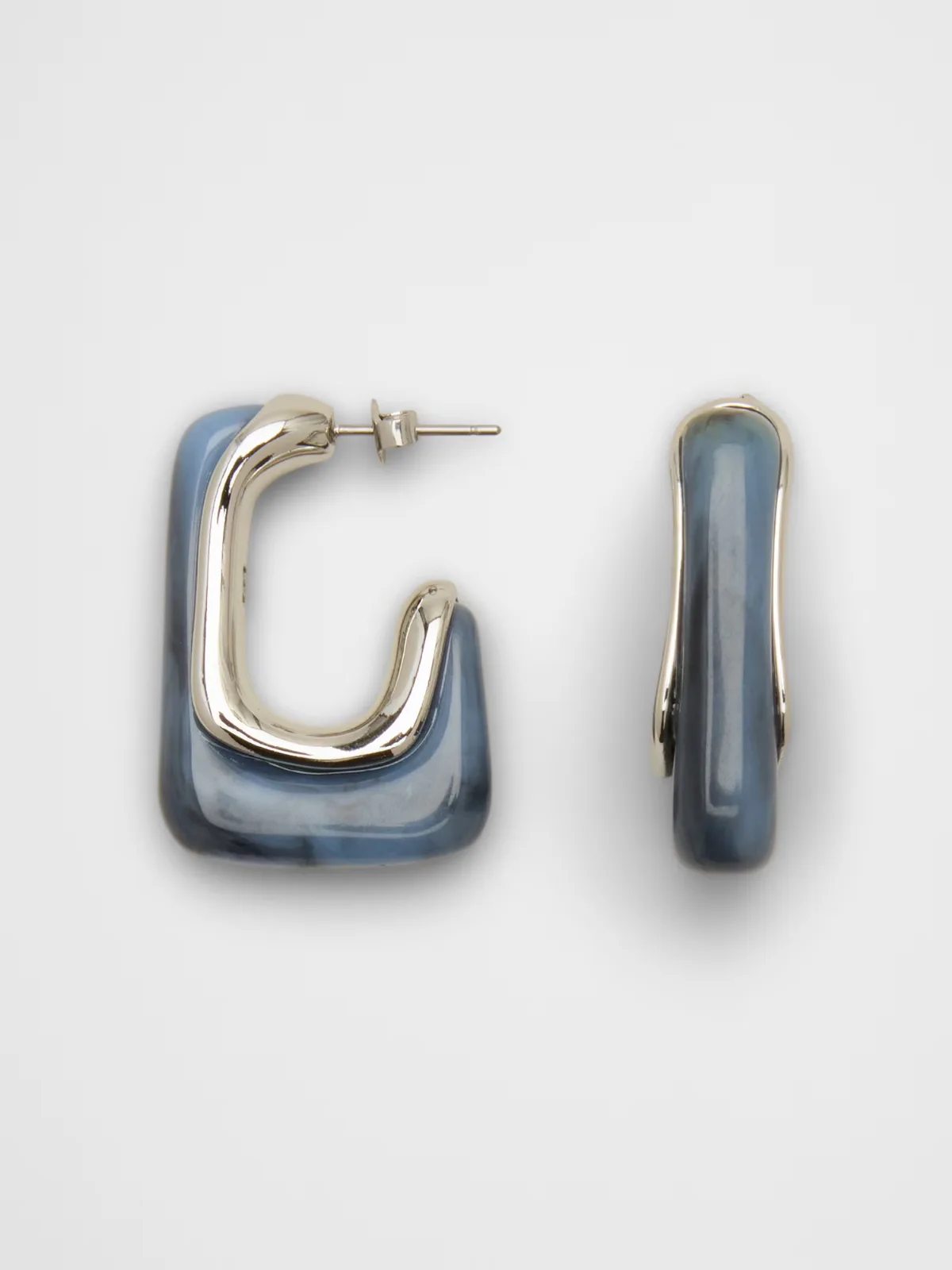 Squared J Resin Earrings
