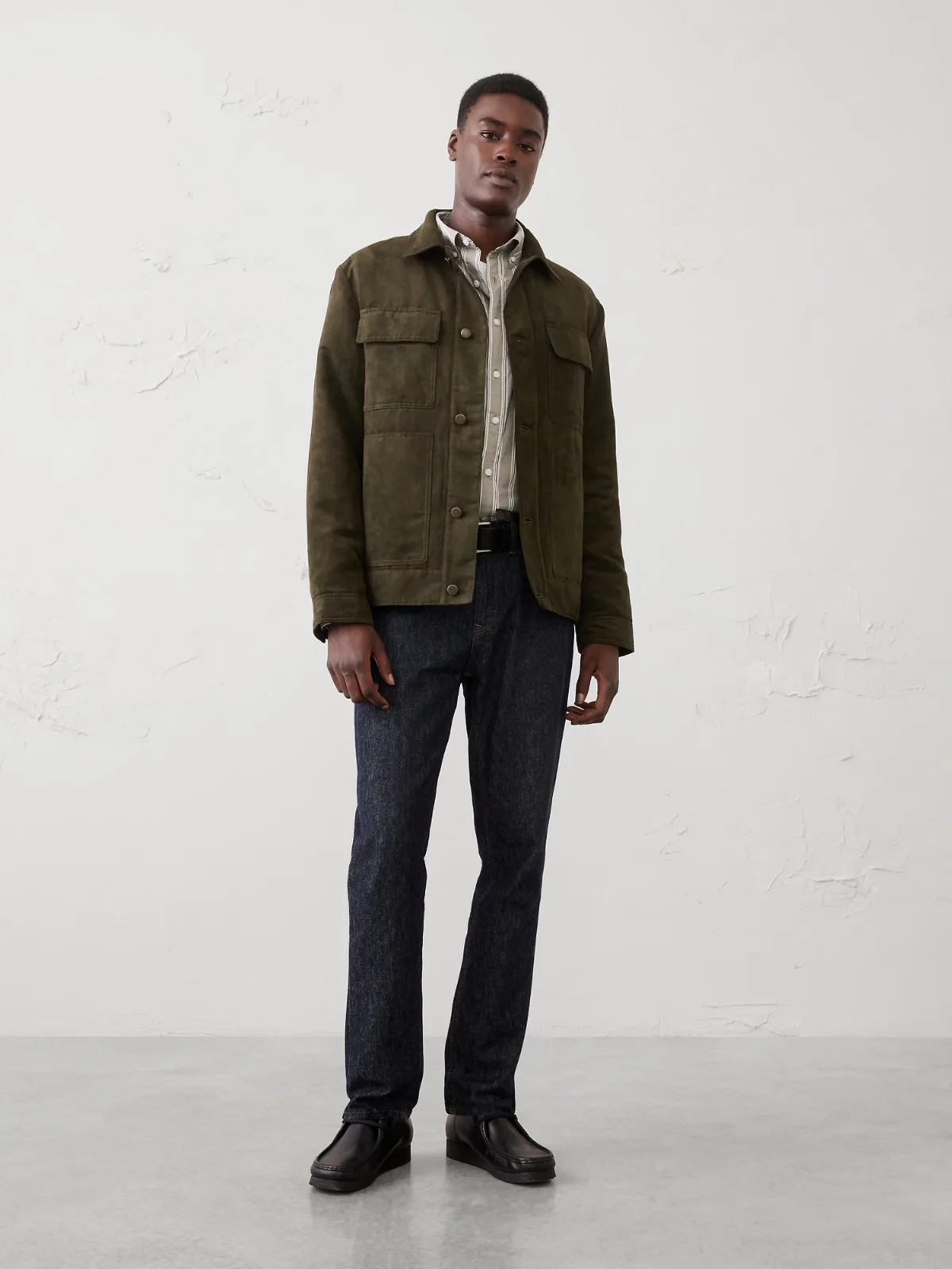 Vegan Suede Jacket by Banana Republic