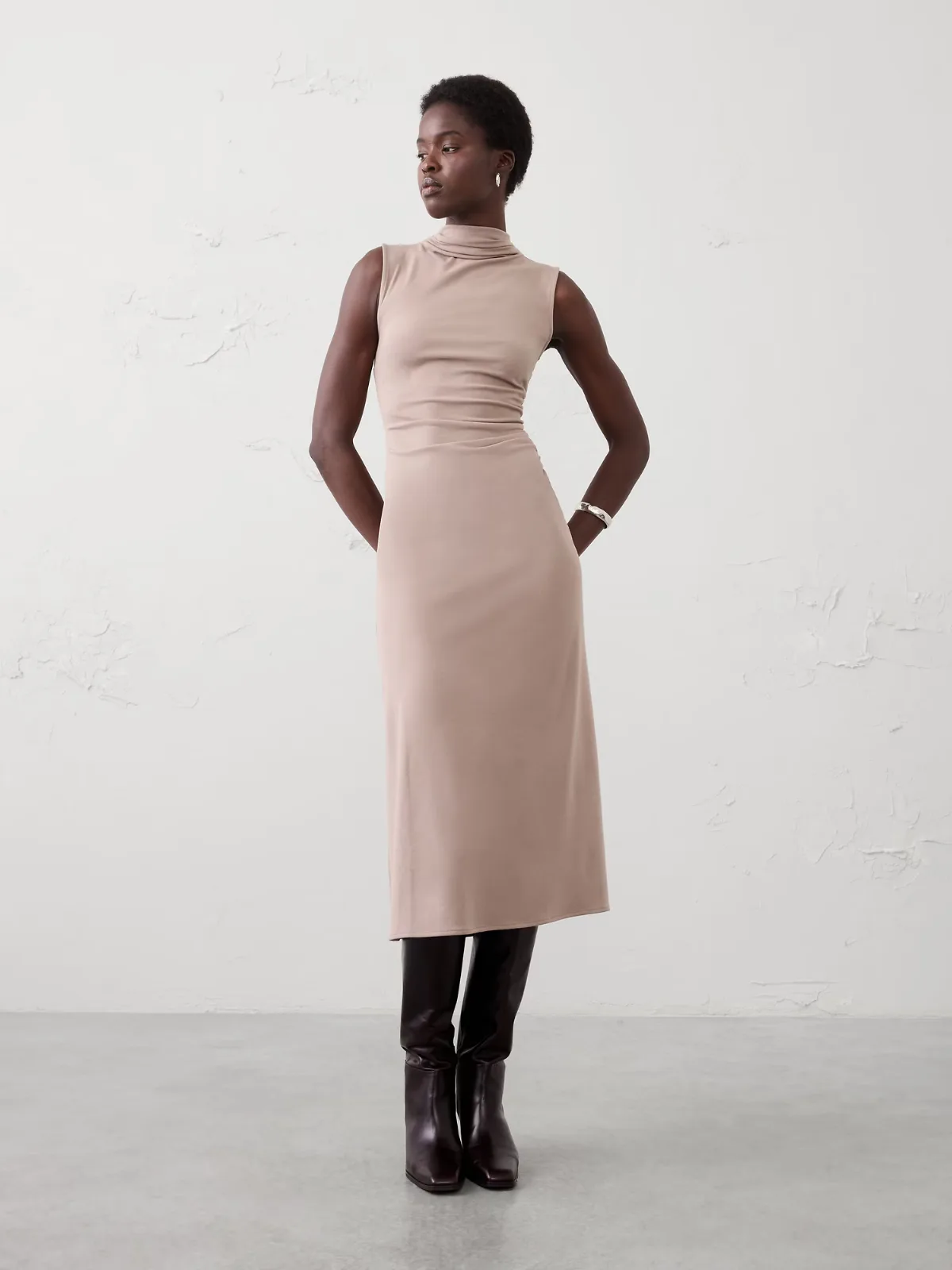Cozy Ribbed Maxi Dress