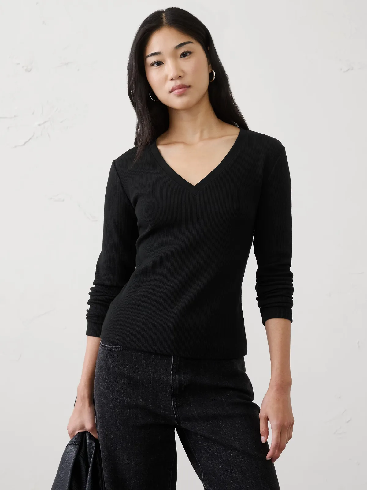 Waffle Knit T-Shirt