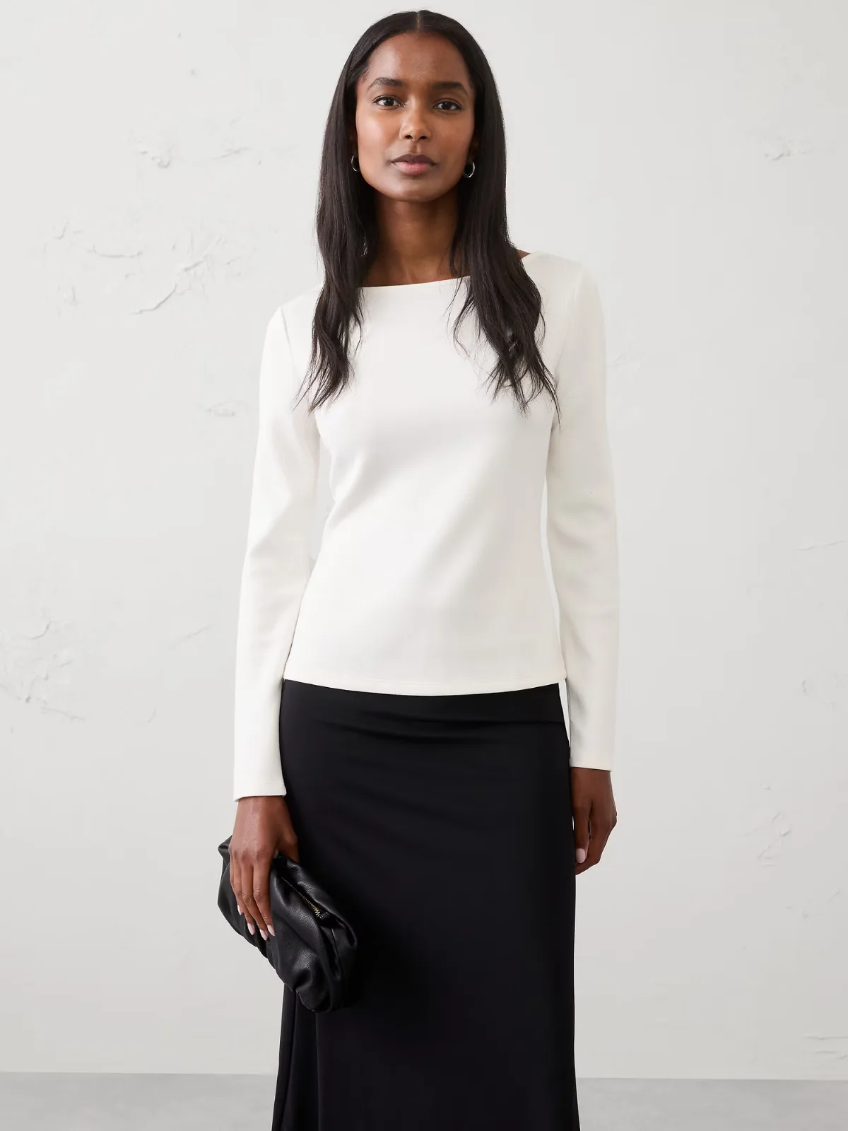 Soft Touch Boatneck Top by Banana Republic
