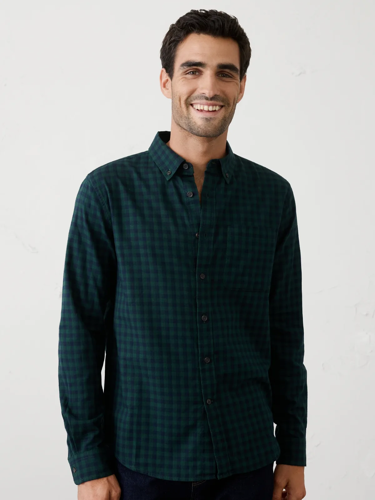 Slim-Fit Lightweight Flannel Shirt by Banana Republic