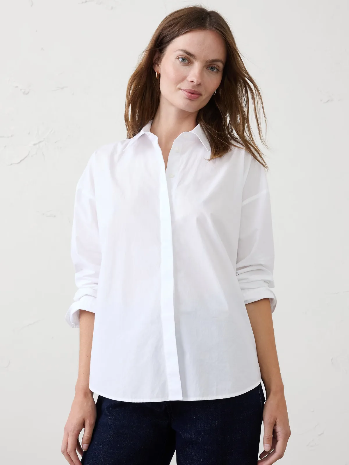Contrast Twill Shirt