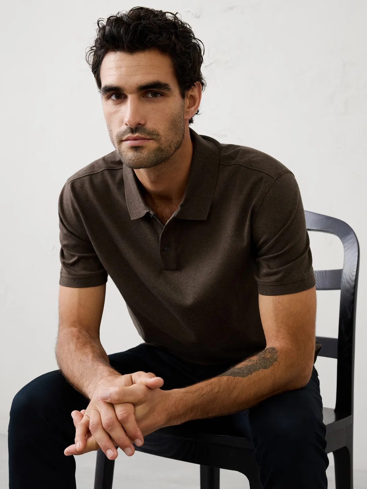 Standard-Fit Luxe Touch Polo by Banana Republic