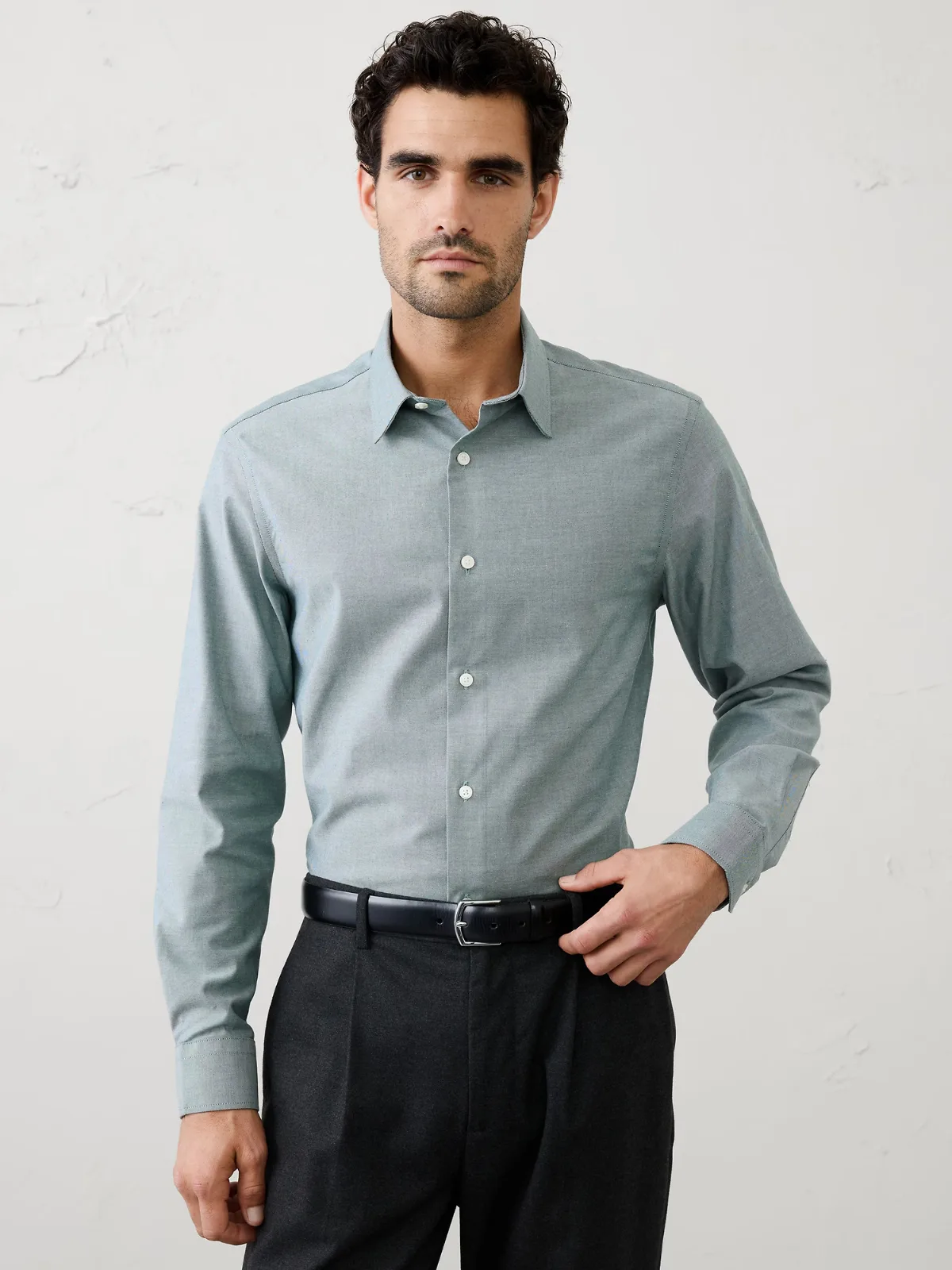 Athletic-Fit Dress Shirt by Banana Republic