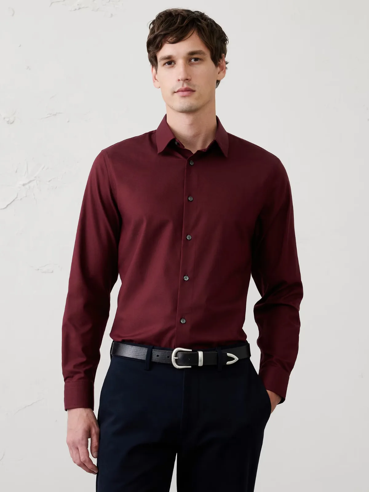 Slim-Fit Dress Shirt by Banana Republic
