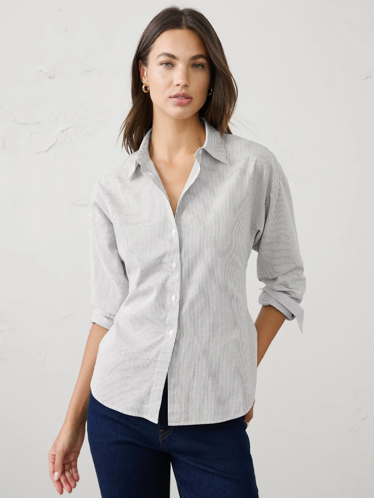 Oxford Tie-Back Shirt by Banana Republic