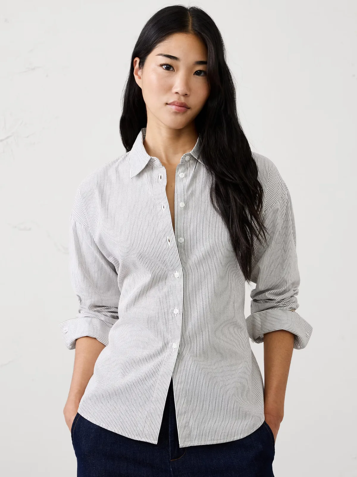 Oxford Tie-Back Shirt