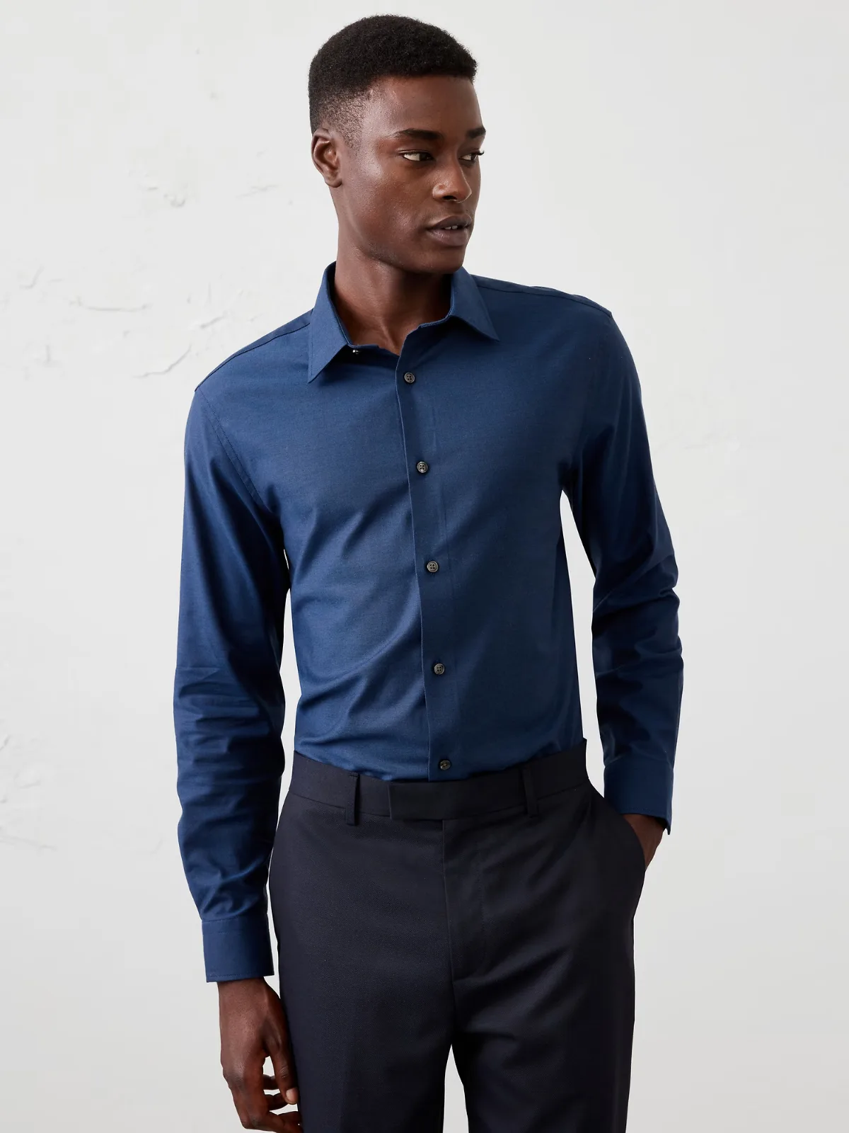 Athletic-Fit Dress Shirt by Banana Republic