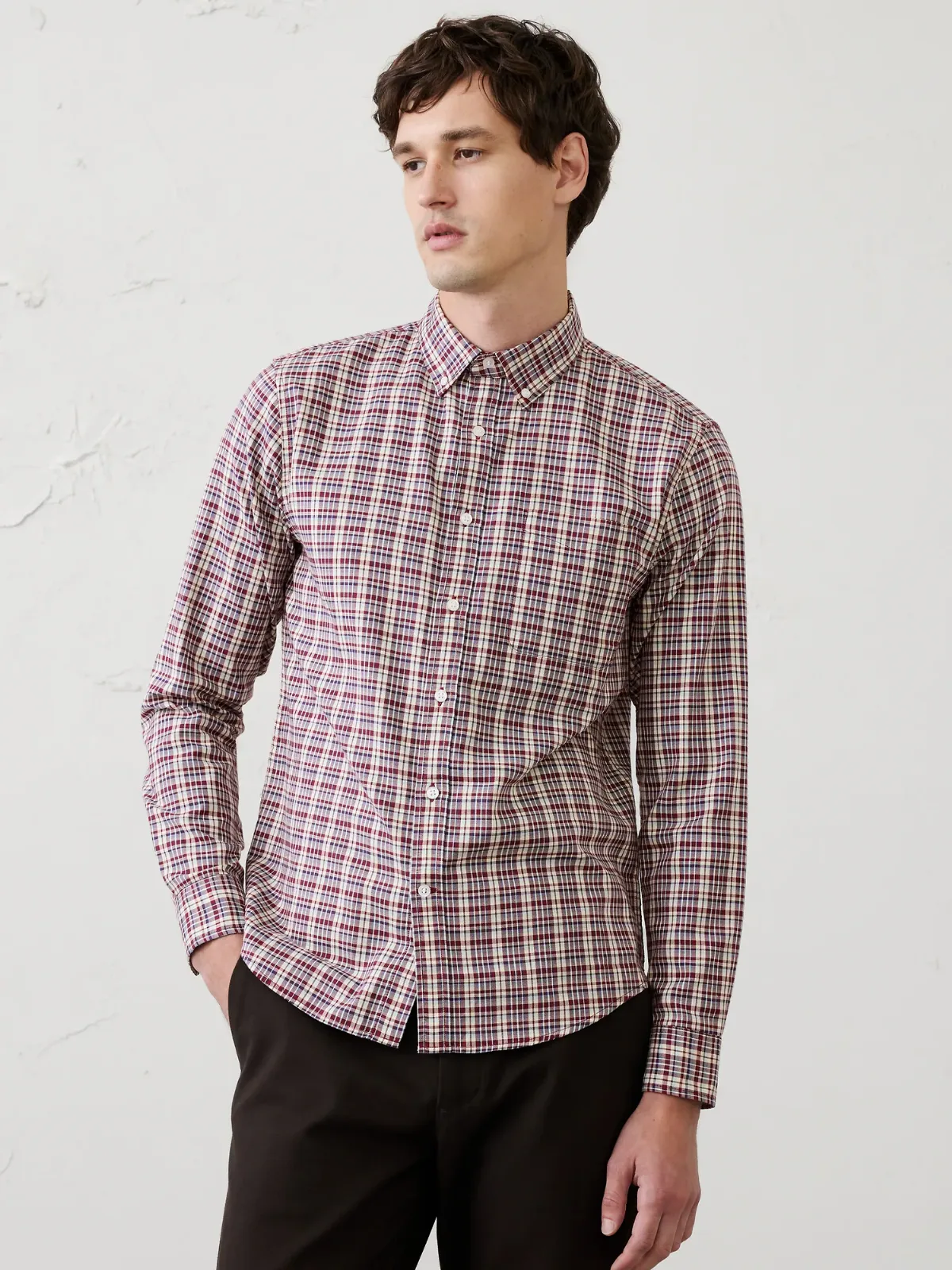 Slim-Fit Oxford Shirt by Banana Republic