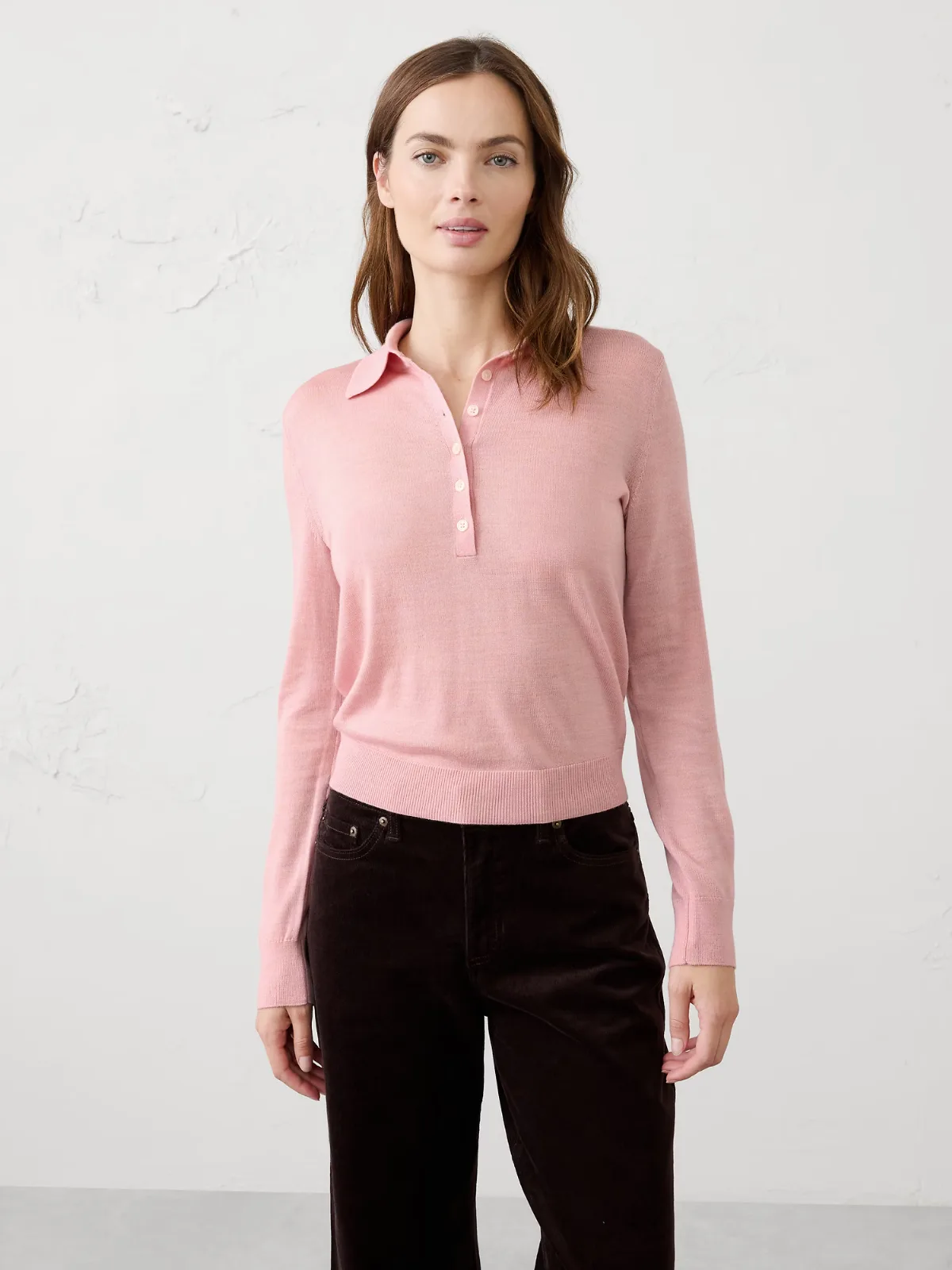 Merino Wool Sweater Polo by Banana Republic