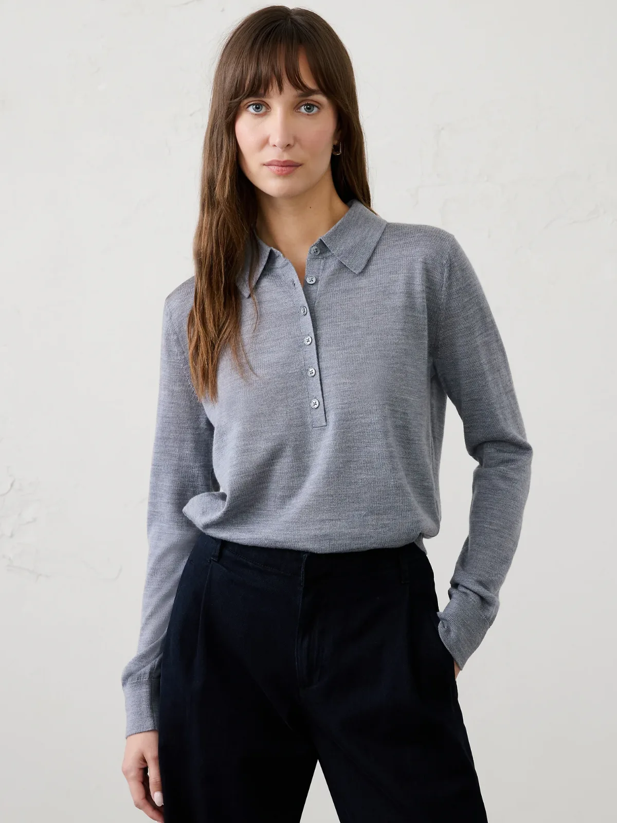 Merino Wool Sweater Polo by Banana Republic