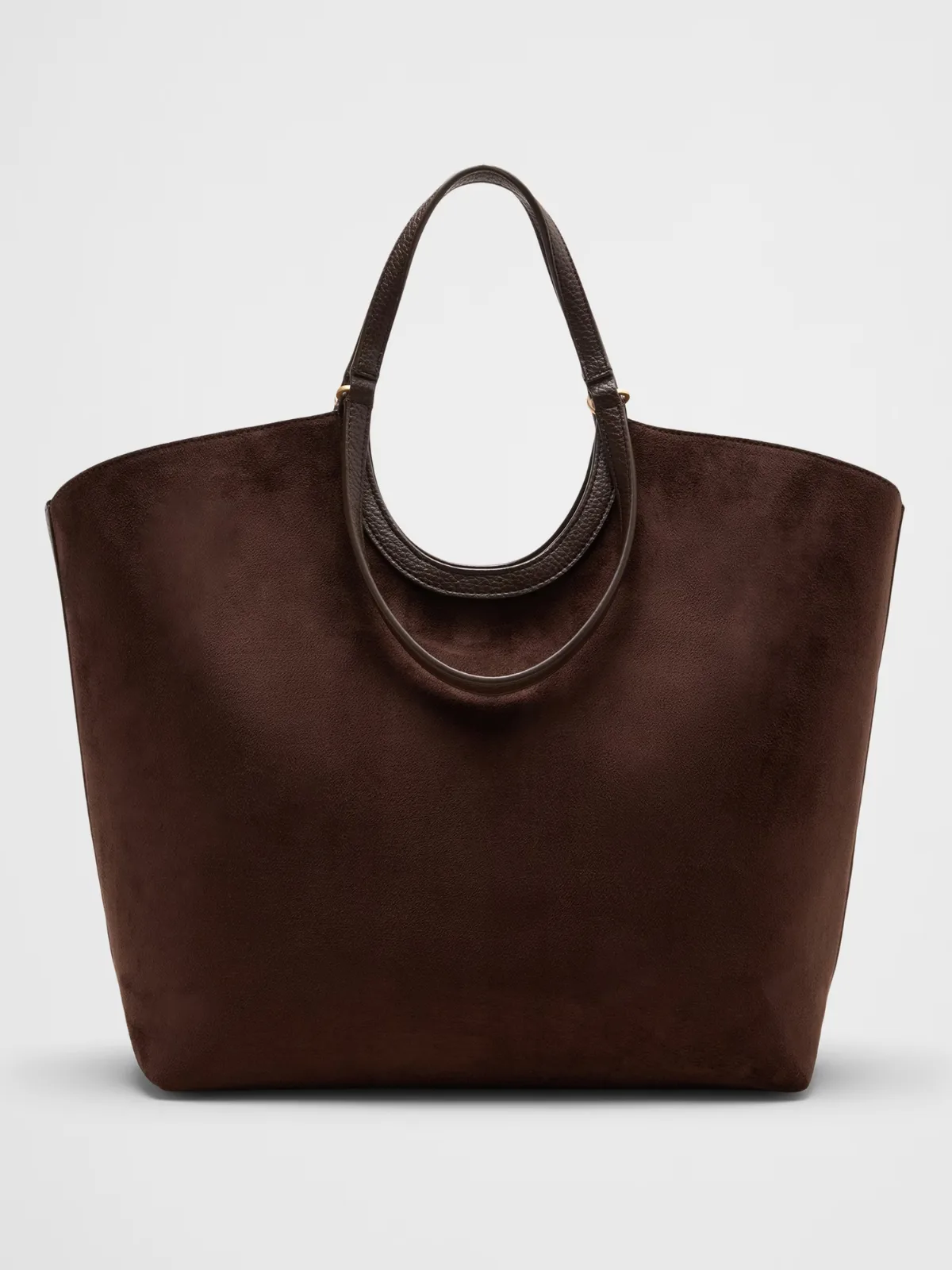 Vegan Leather Double Handle Tote by Banana Republic