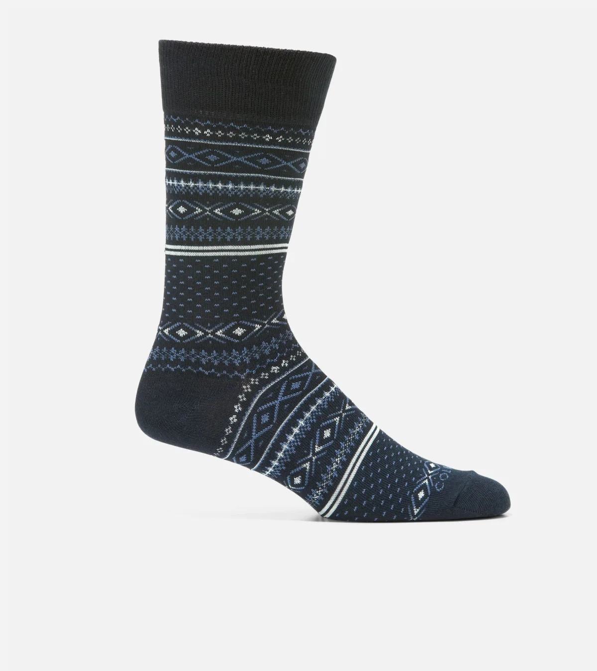 Fair Isle Dress Crew Socks by COLE HAAN