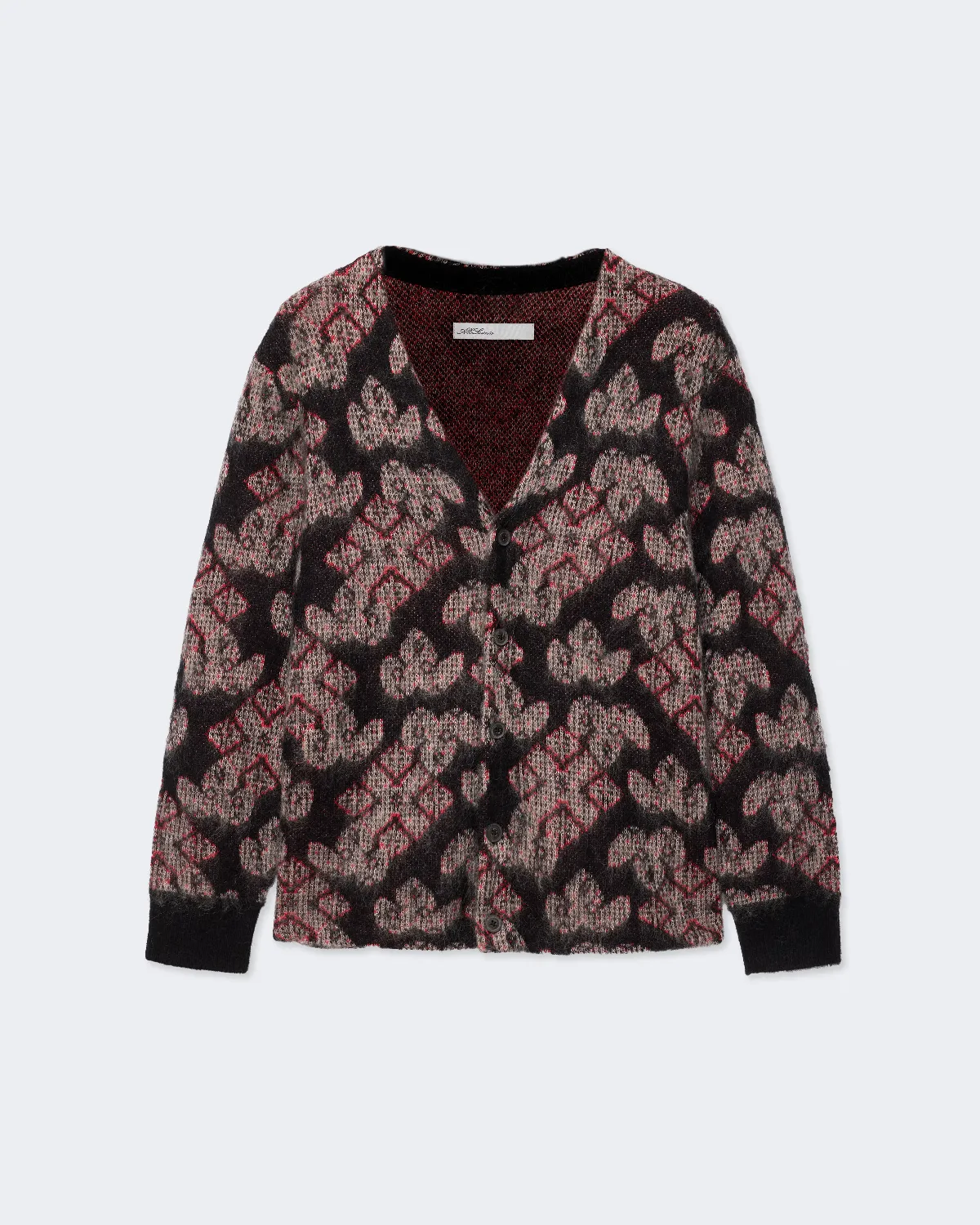 Galactic Jacquard-Knit Alpaca-Blend Cardigan by AllSaints