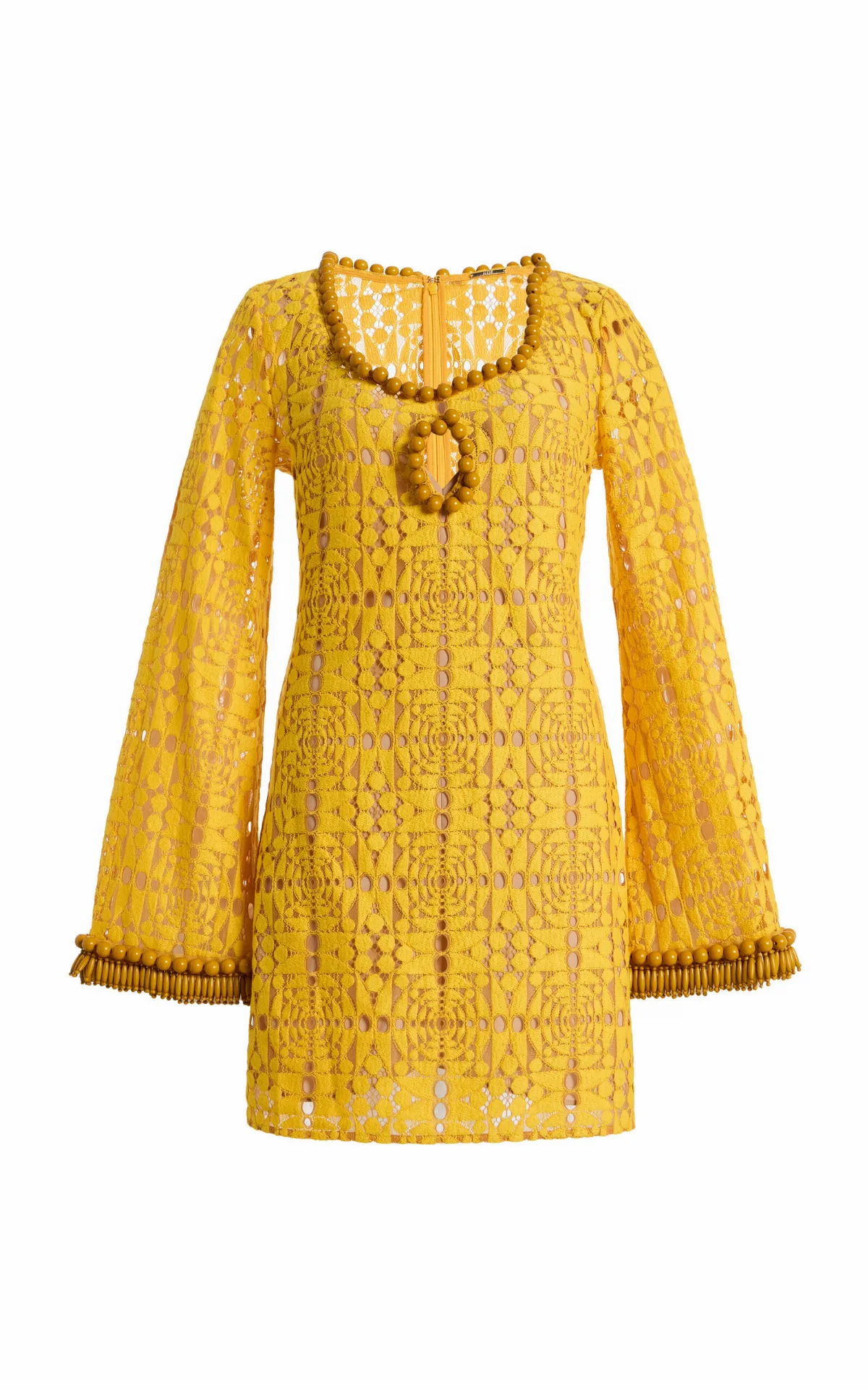Soleya Cotton-Blend Lace Mini Dress by Alexis