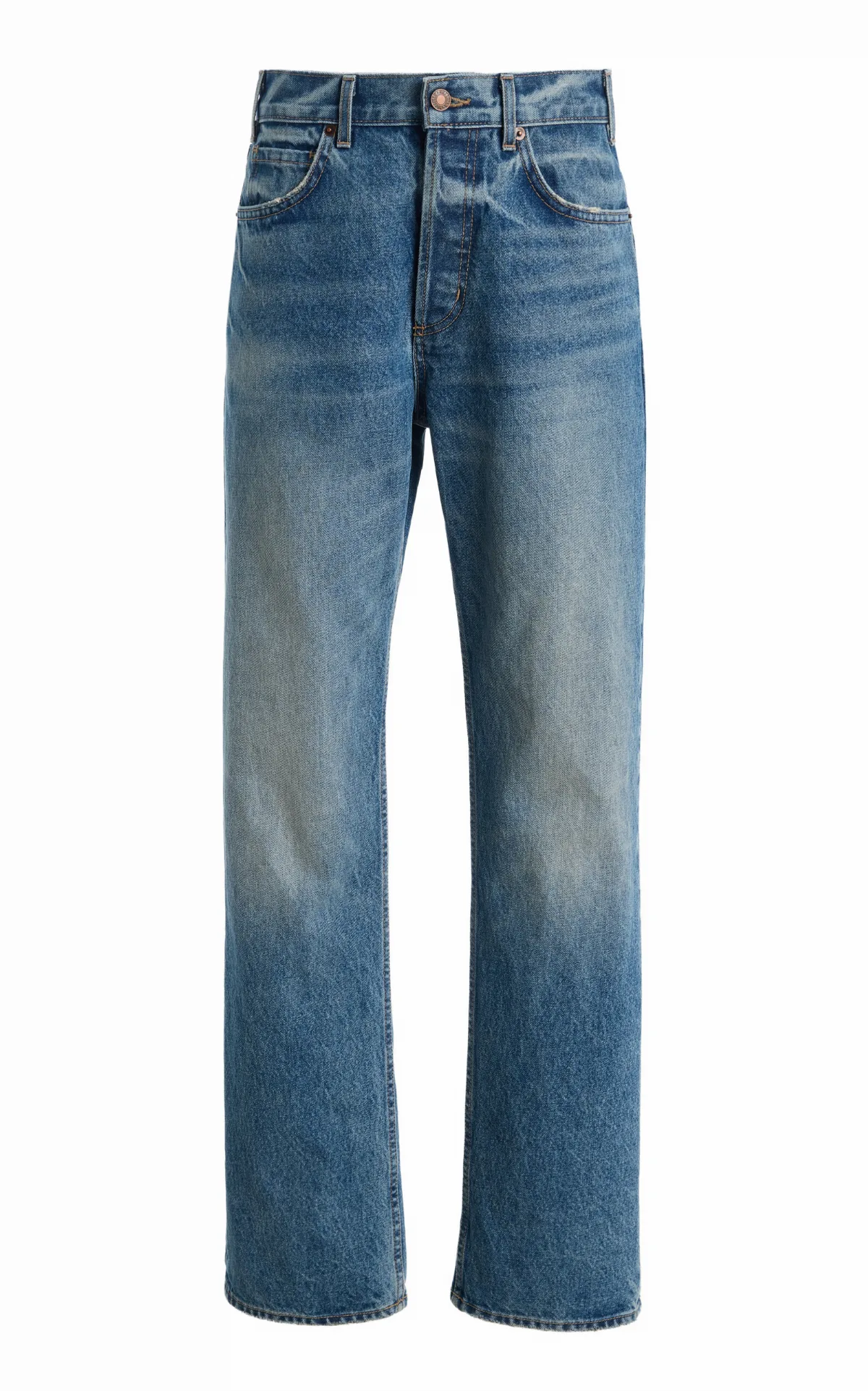 Briana Rigid High-Rise Straight-Leg Jeans