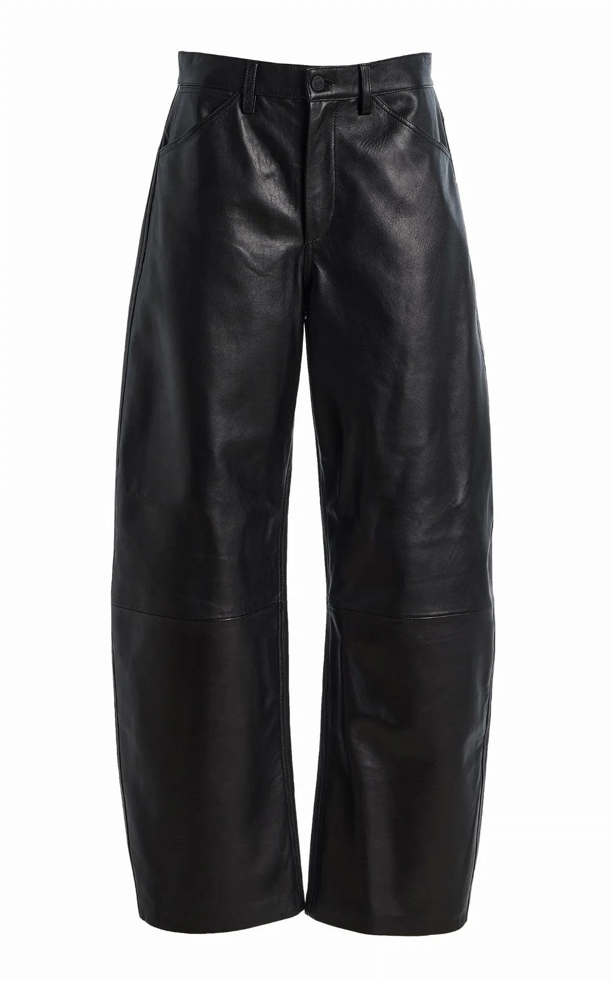 Tribeca Leather Wide-Leg Pants