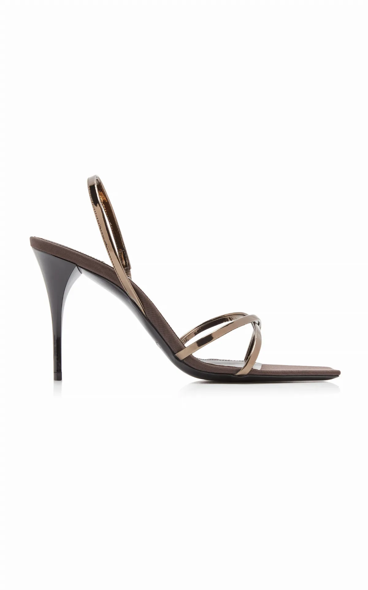 Club Leather Slingback Sandals by Saint Laurent