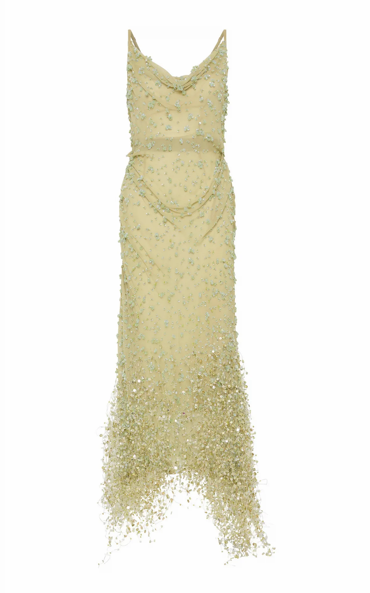 Anika Embellished Georgette Midi Dress by Rachel Gilbert