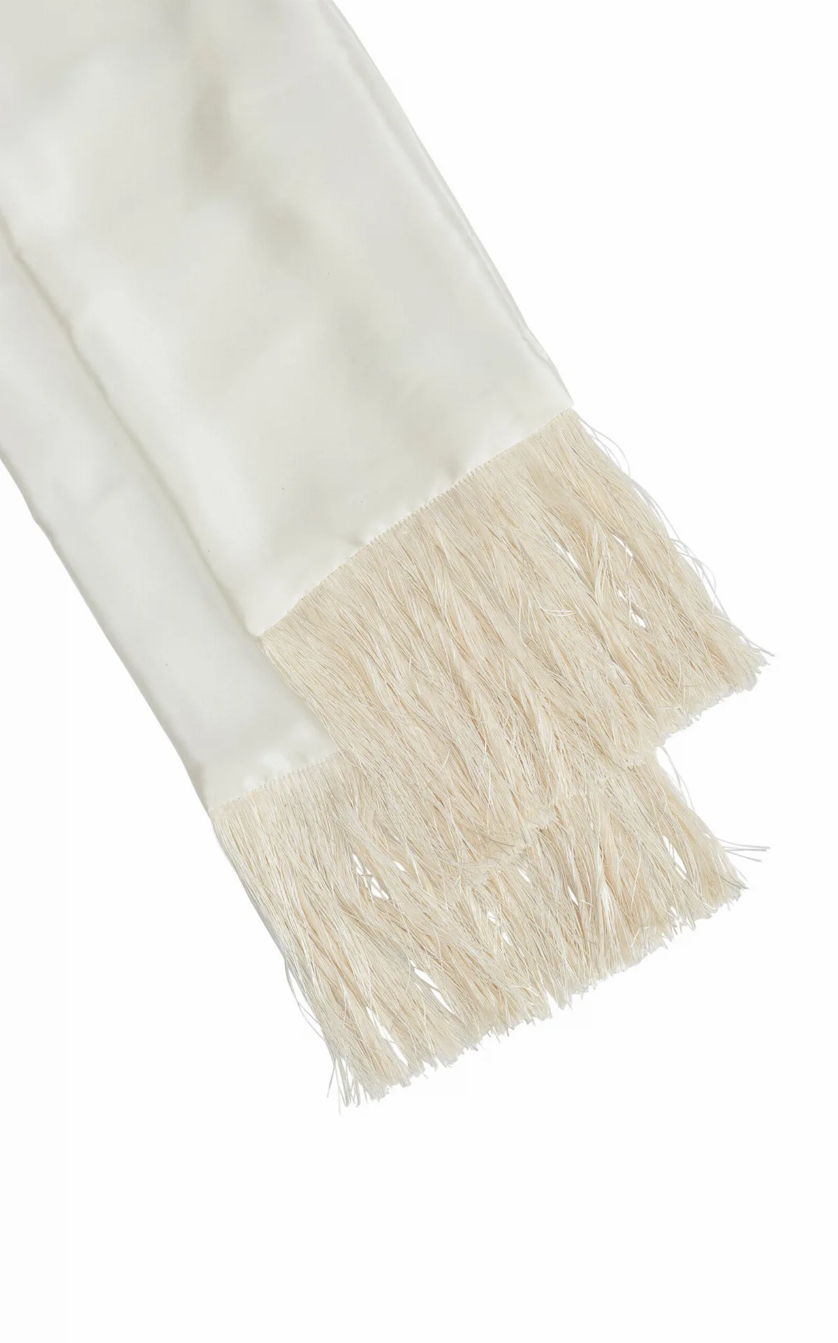 Opera Fringed Silk Scarf by Le Sundial