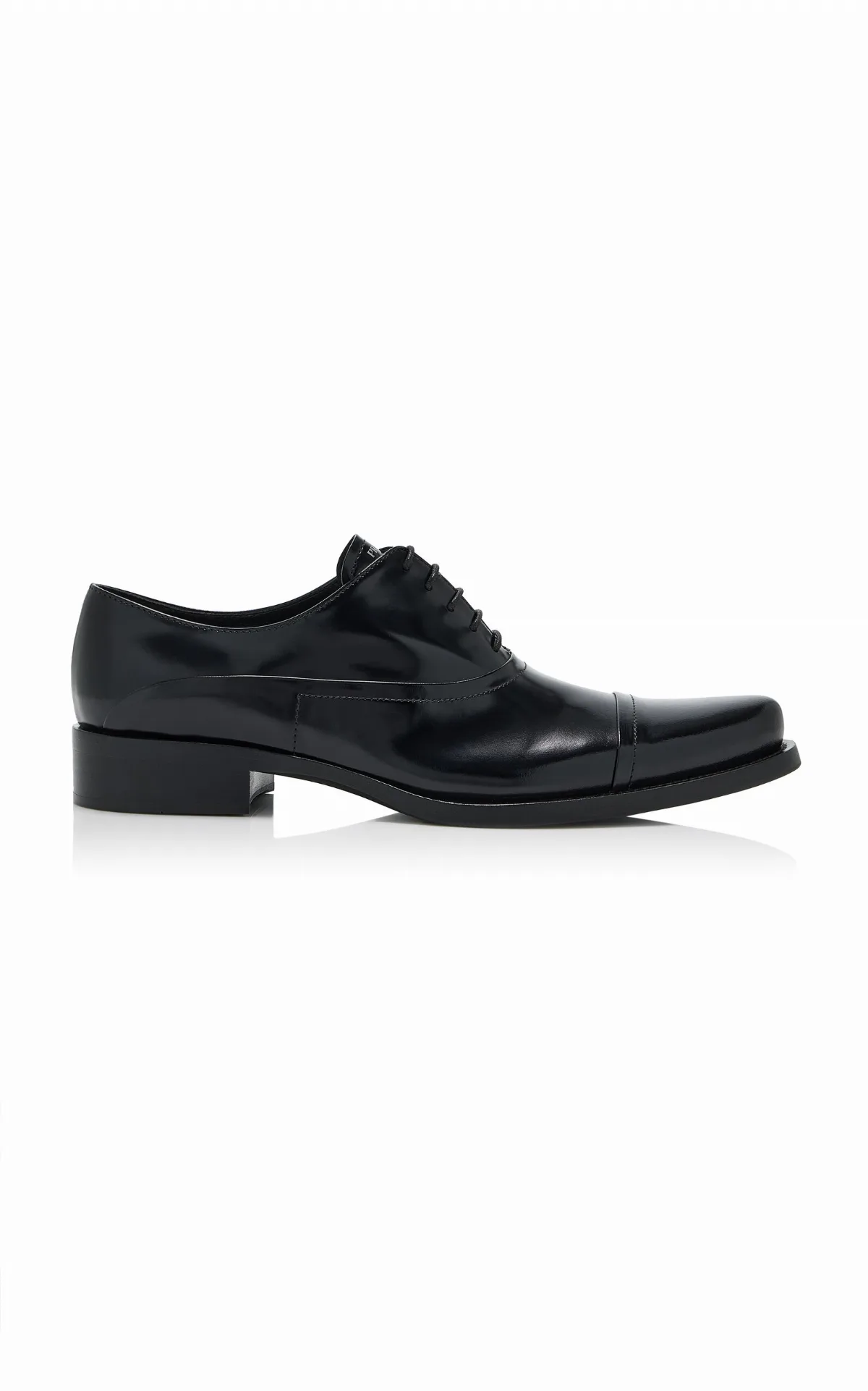 Re-Edition Leather Oxfords by Prada