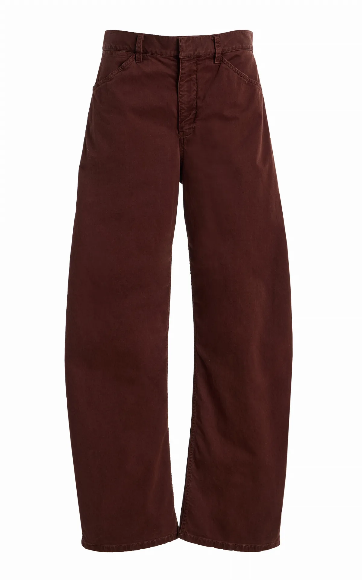 Tribeca Cotton-Blend Wide-Leg Pants