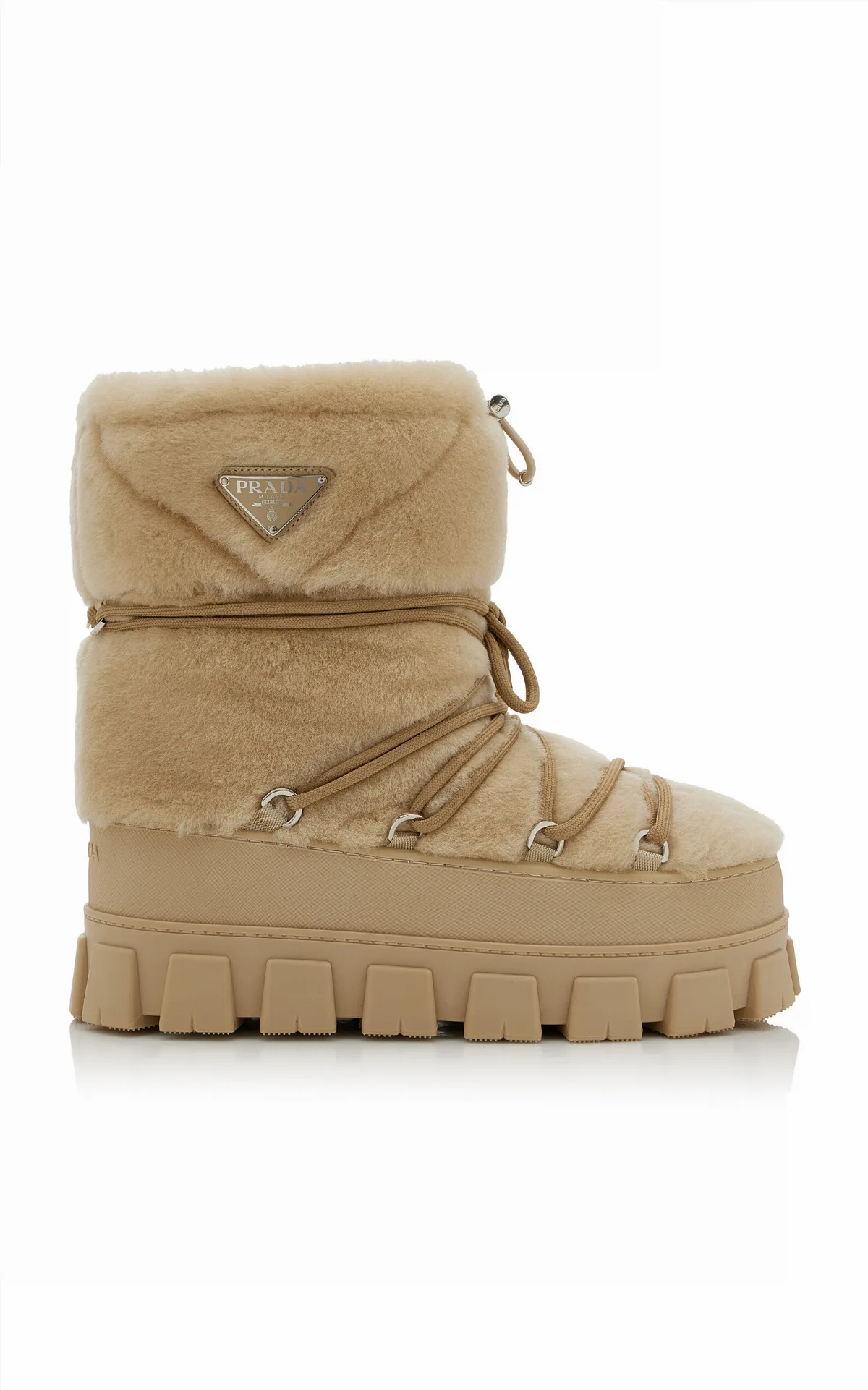 Shearling Après Ski Boots by Prada