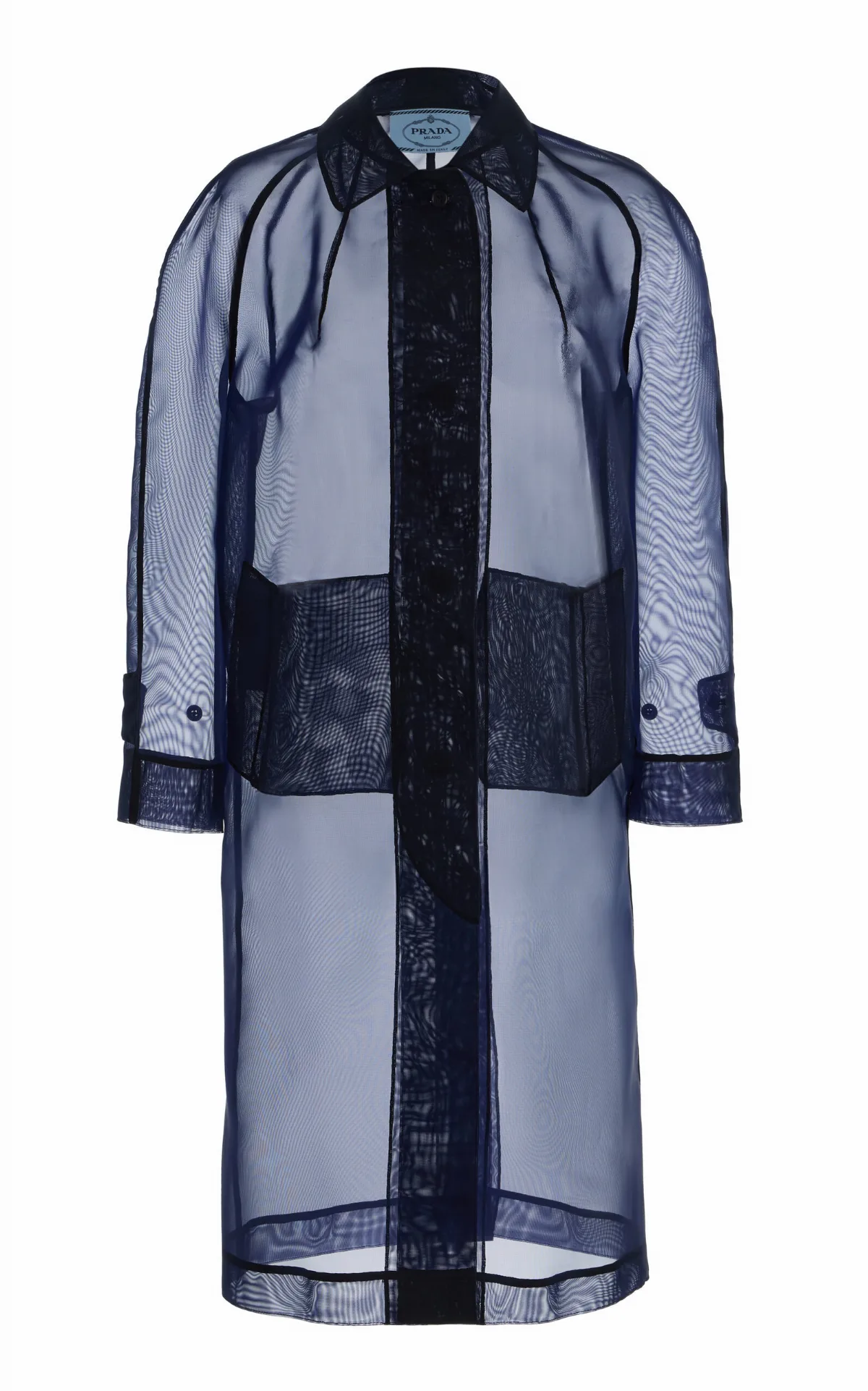 Sheer Organza Coat by Prada