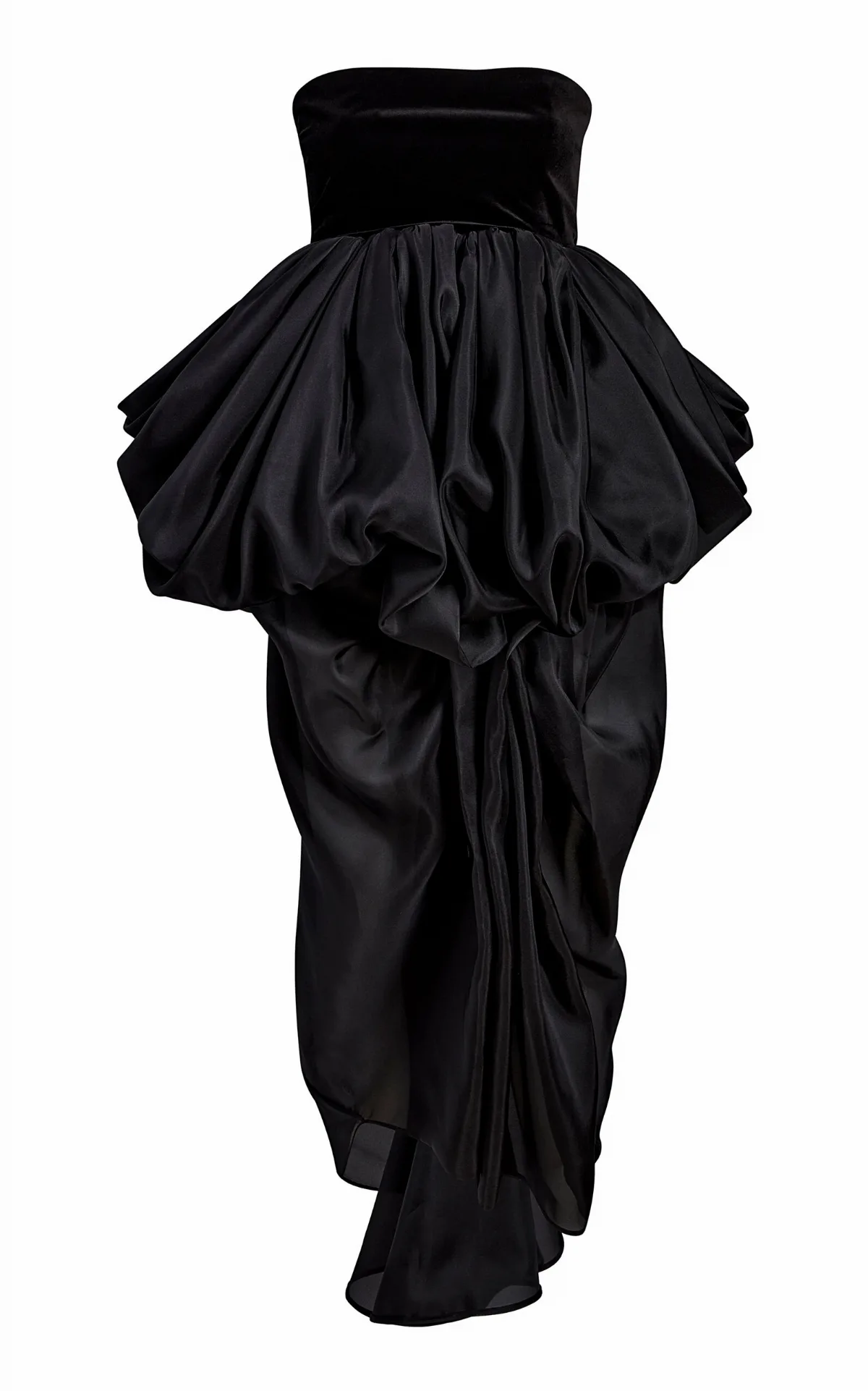 Bronte Tufted Silk Organza Midi Dress by Khaite
