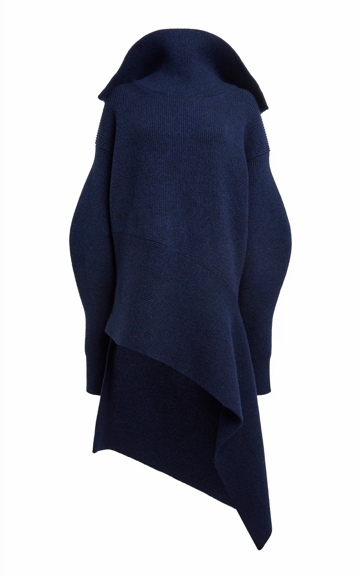 Asymmetric Wool-Cashmere Mini Dress by GIVENCHY