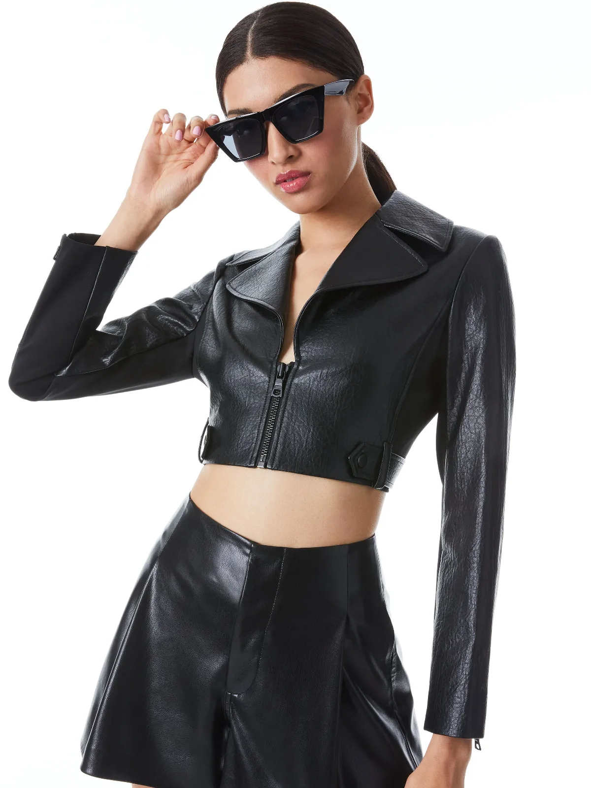 Yardley Vegan Jacket by Alice + Olivia