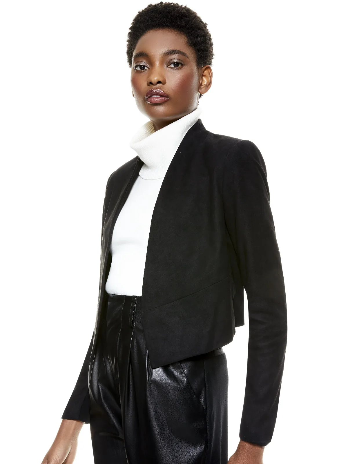 Harvey Suede Jacket by Alice + Olivia
