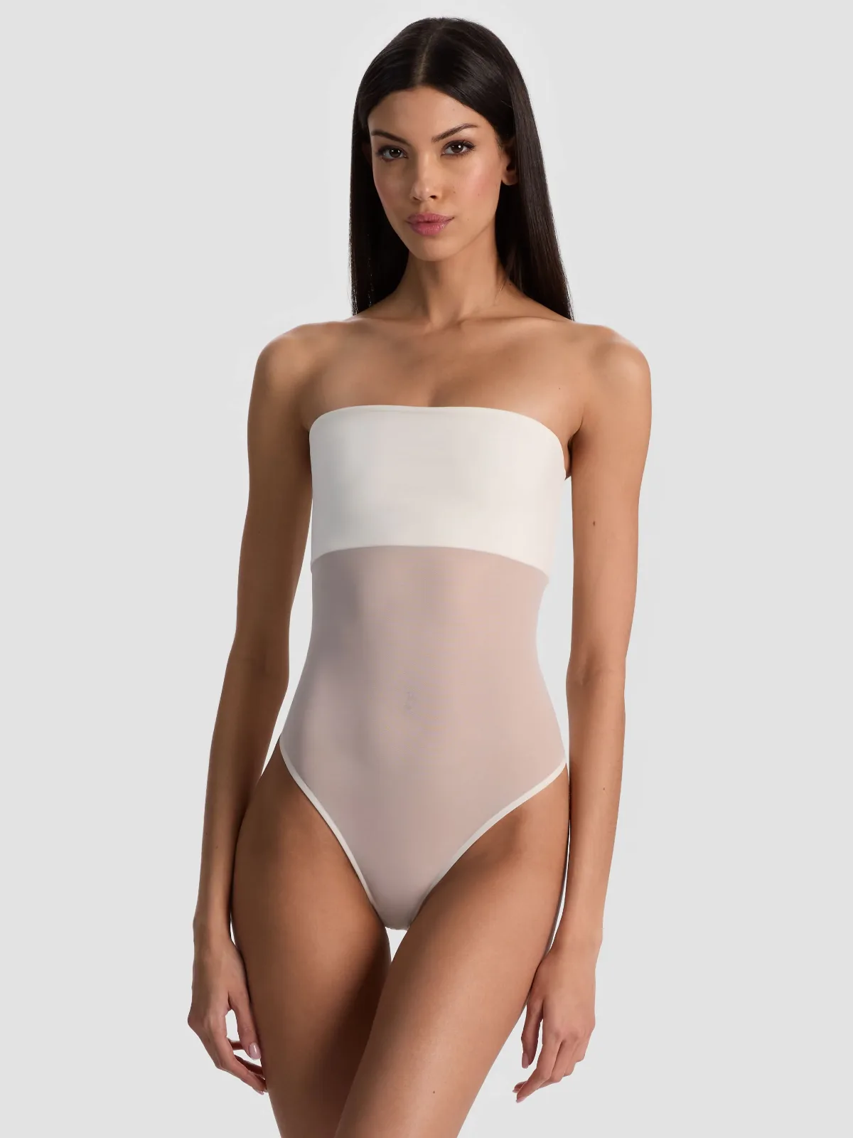 Bandeau Strapless Bodysuit by Alice + Olivia