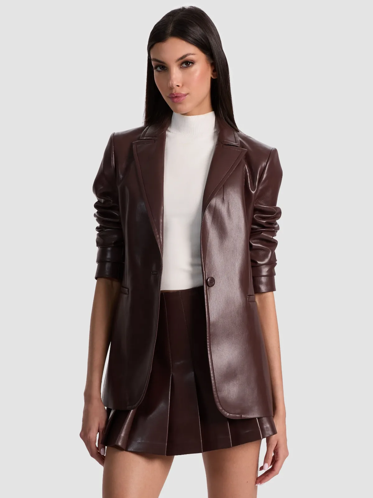 Breann Vegan Blazer by Alice + Olivia
