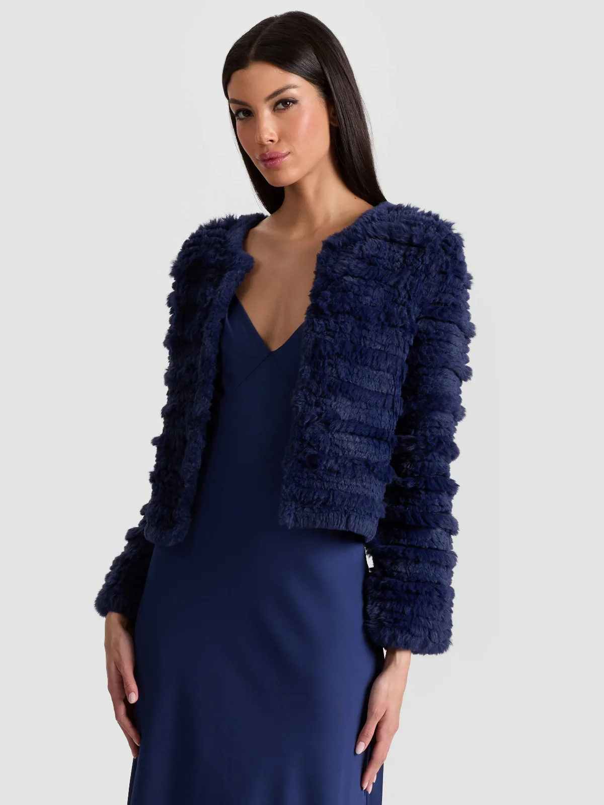 Fawn Faux Fur Jacket by Alice + Olivia