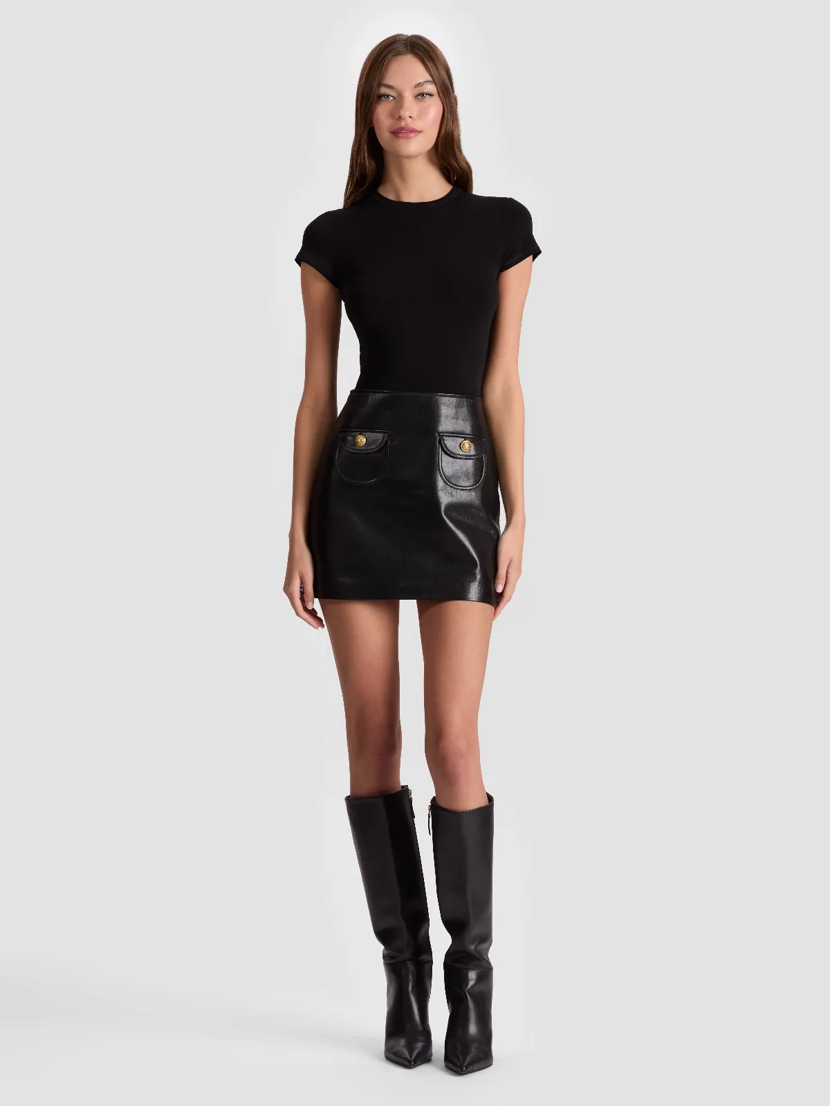 Sydney Vegan Mini Dress by Alice + Olivia