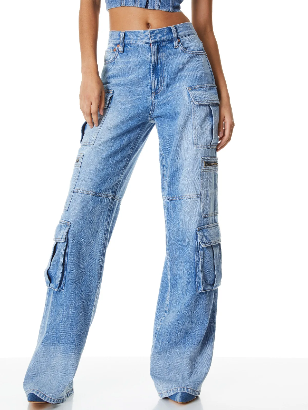 Cay Cargo Jean by Alice + Olivia