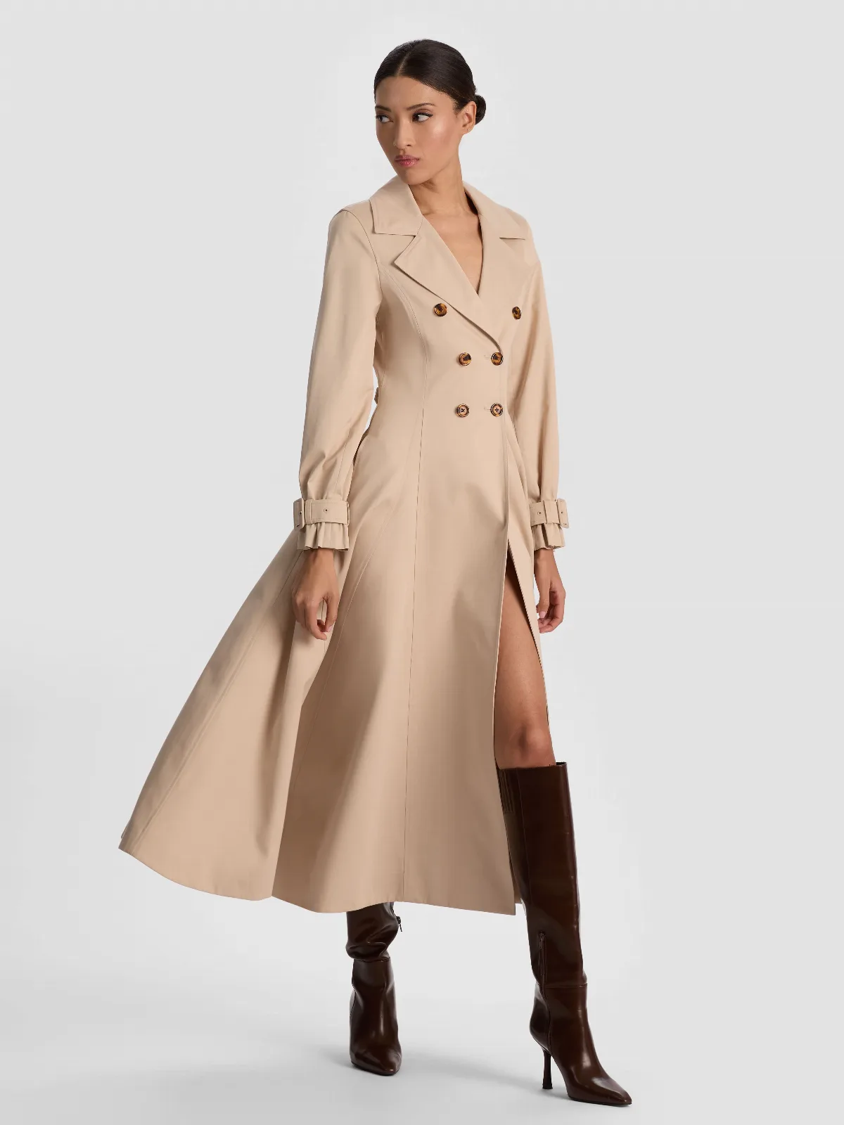 Ellie Trench Coat by Alice + Olivia